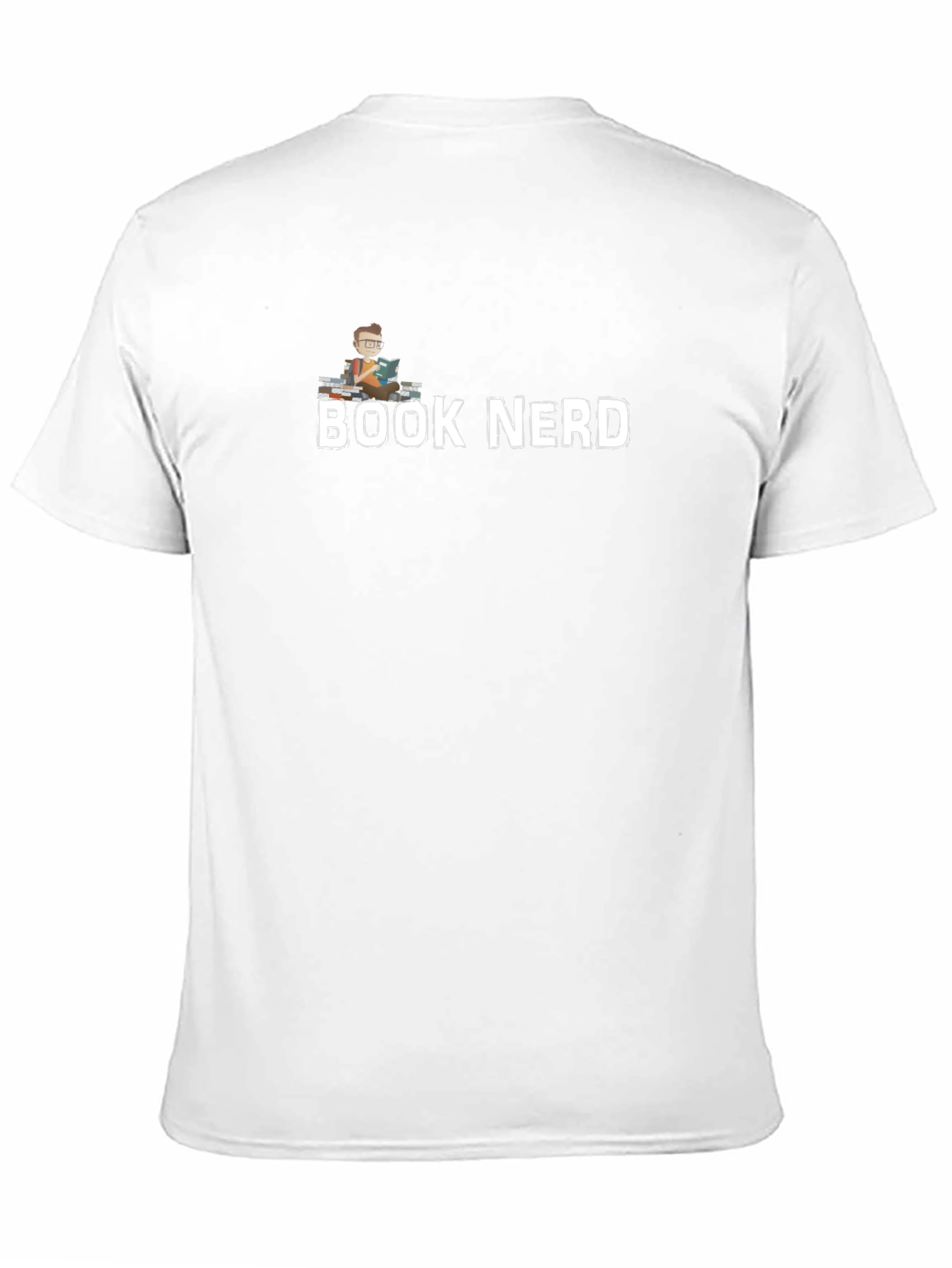 Book Nerd T-Shirt - Black Cotton Blend Graphic Tee