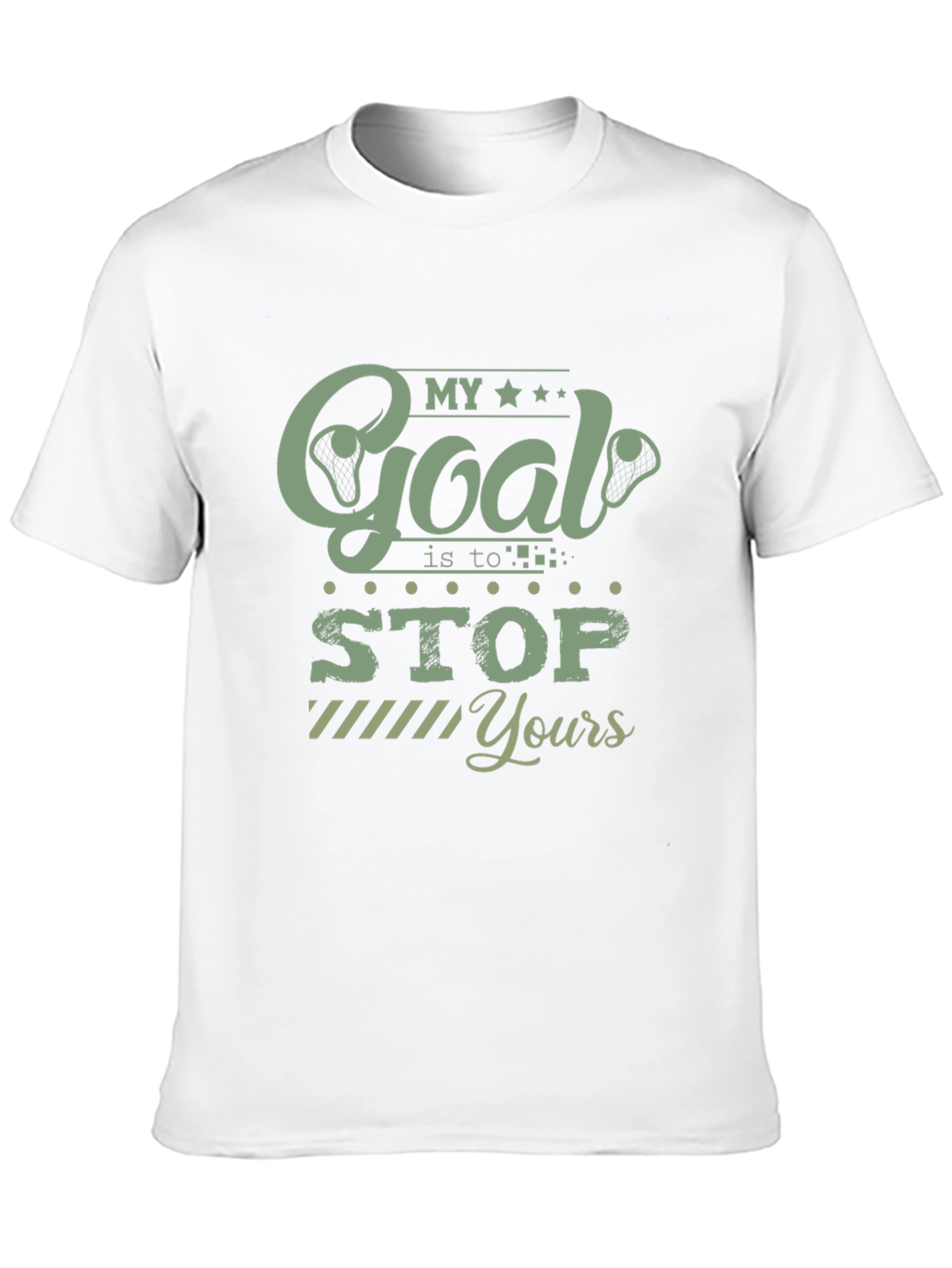 My Goal is to Stop Yours Black T-Shirt