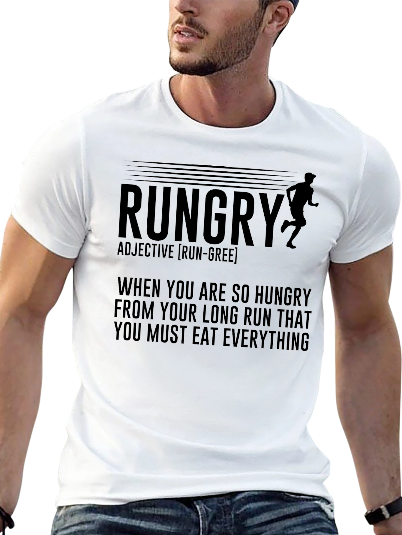 Rungry Running Humor T-Shirt