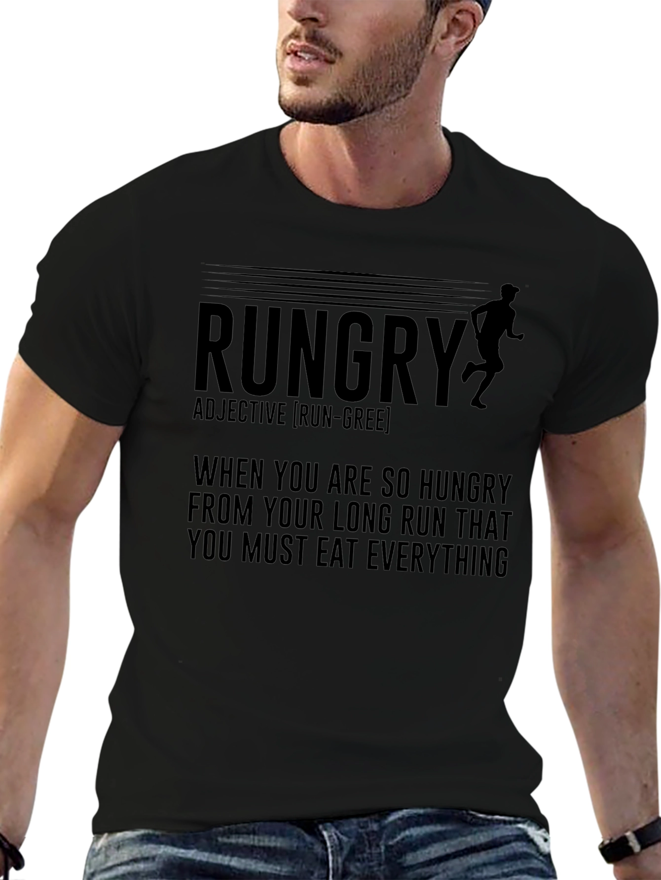 Rungry Running Humor T-Shirt