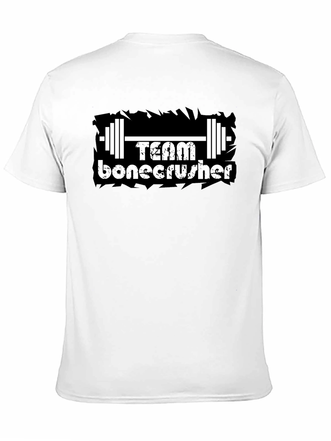 Team Bonecrusher Black T-Shirt - Gym Workout Tee