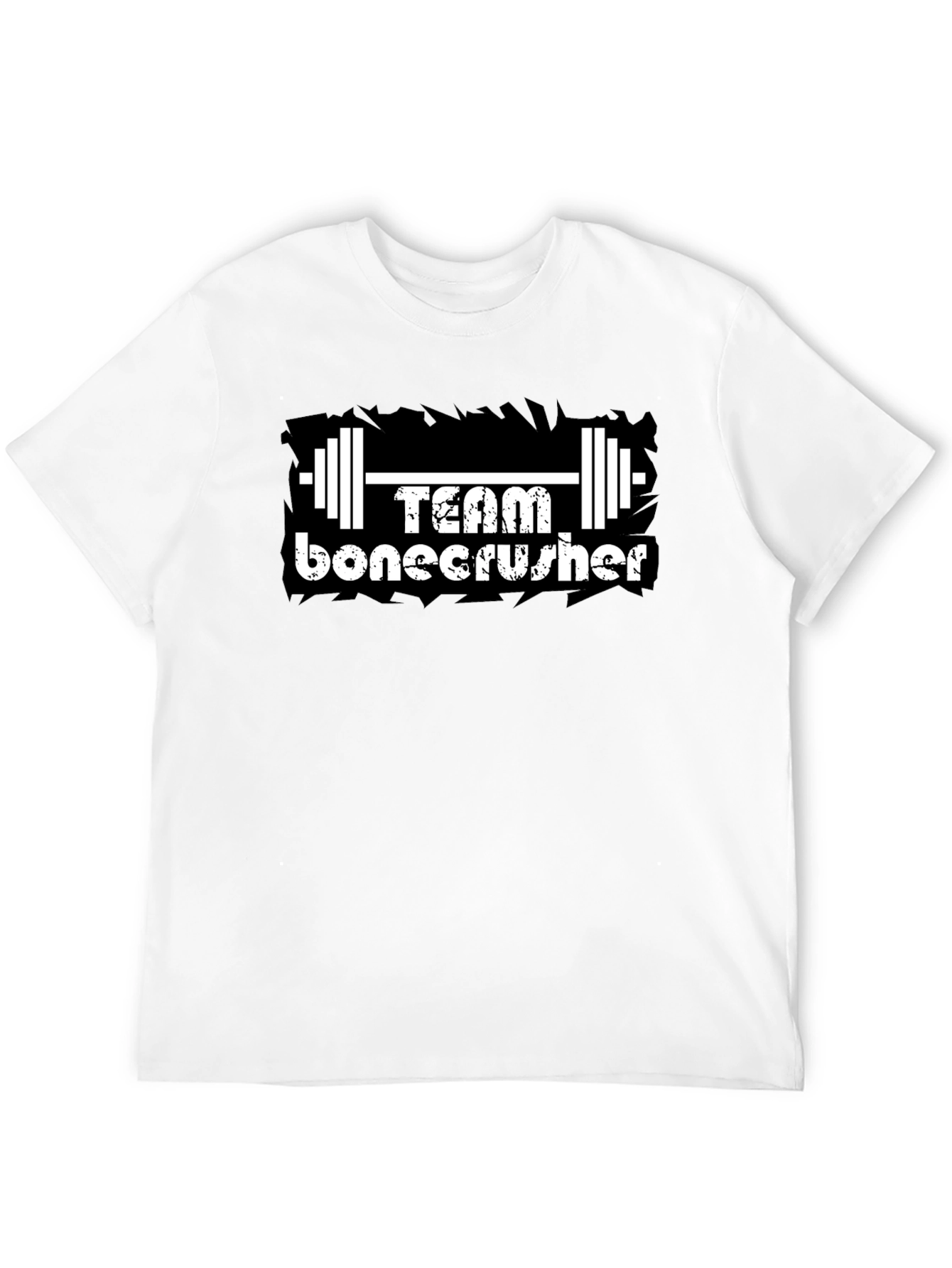 Team Bonecrusher Black T-Shirt - Gym Workout Tee