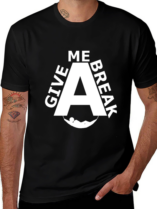 Give Me A Break T-Shirt - Relaxing Hammock Design
