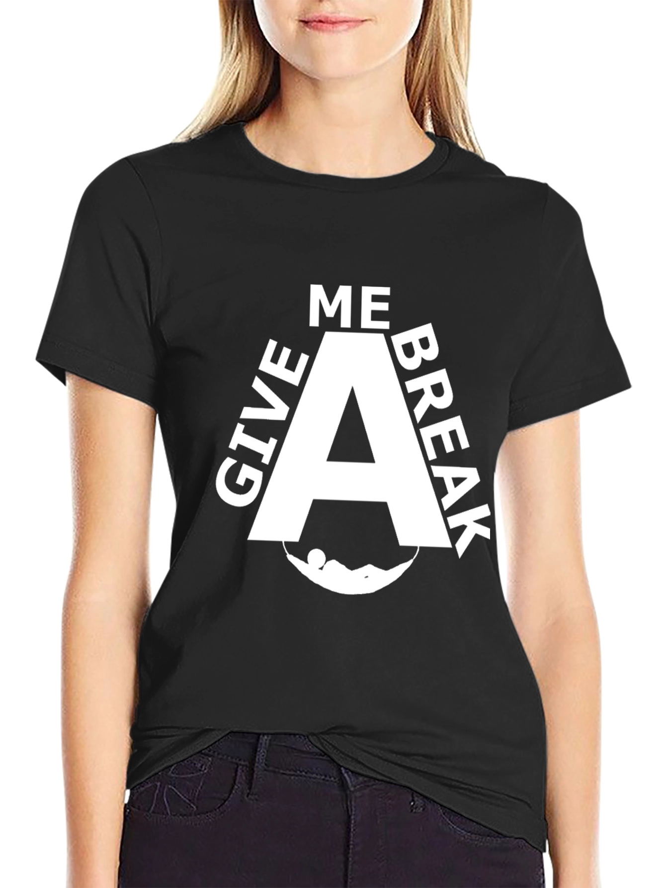 Give Me A Break T-Shirt - Relaxing Hammock Design