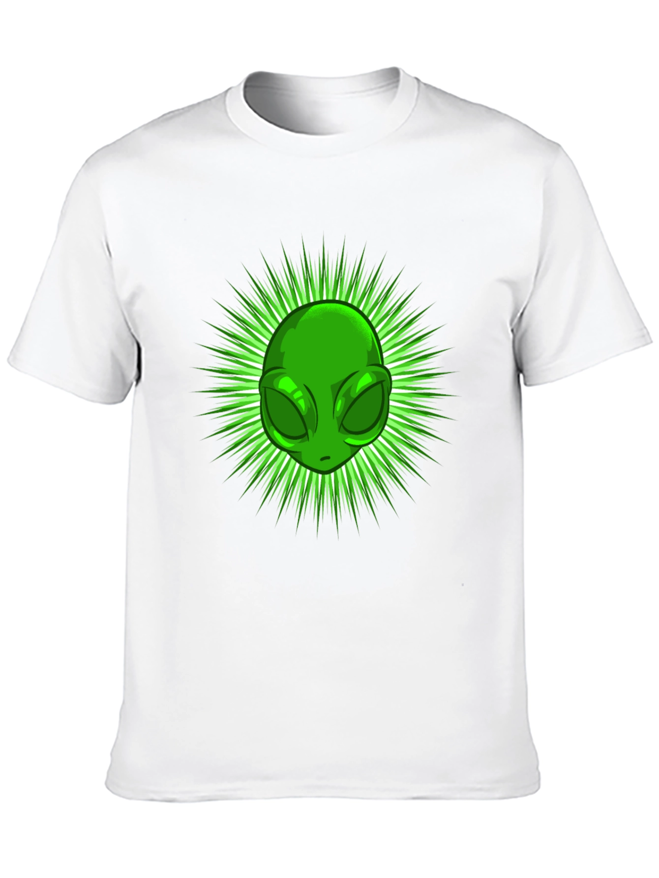 Alien Head Graphic Tee - Black T-Shirt
