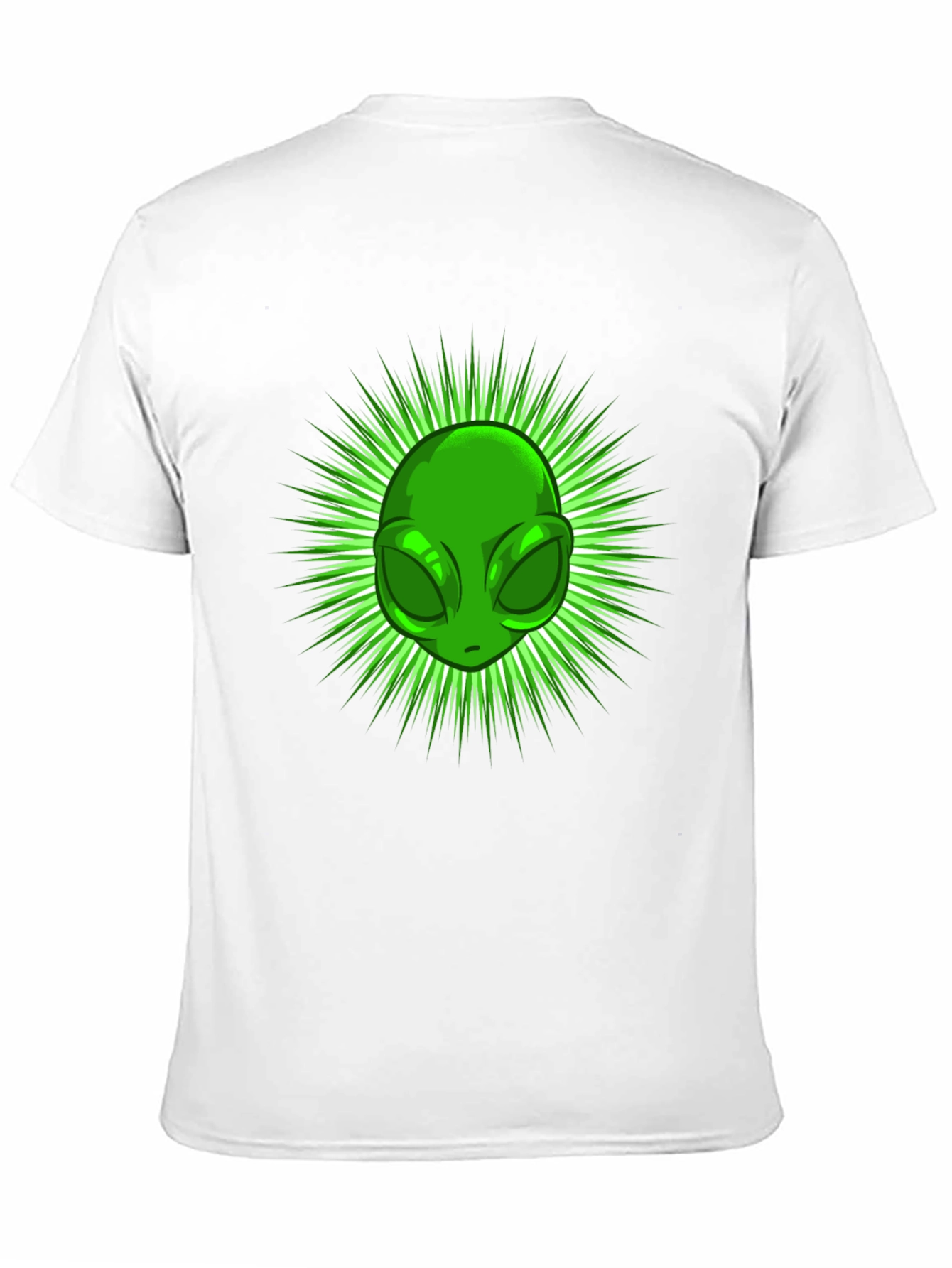 Alien Head Graphic Tee - Black T-Shirt