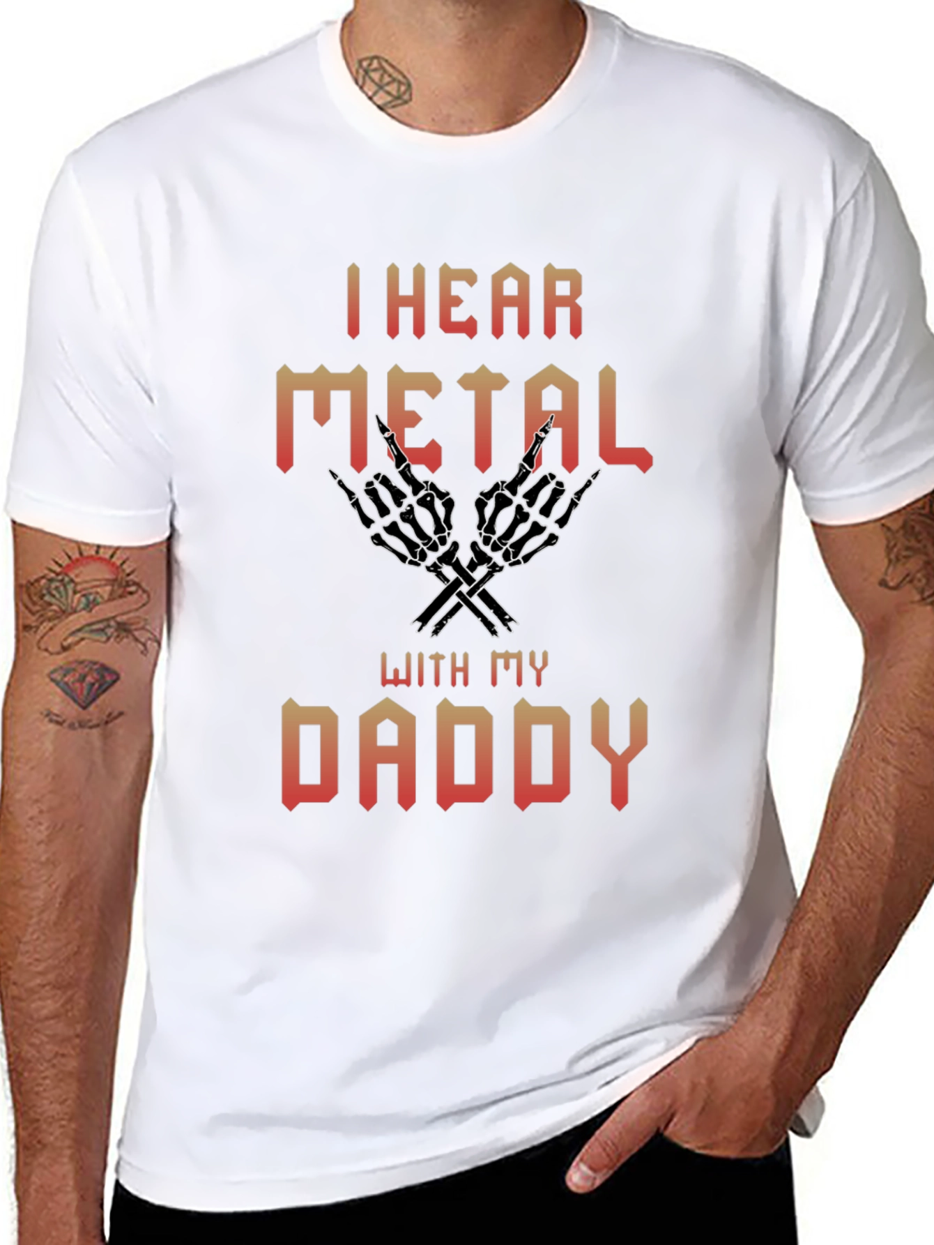 I Hear Metal With My Daddy T-Shirt