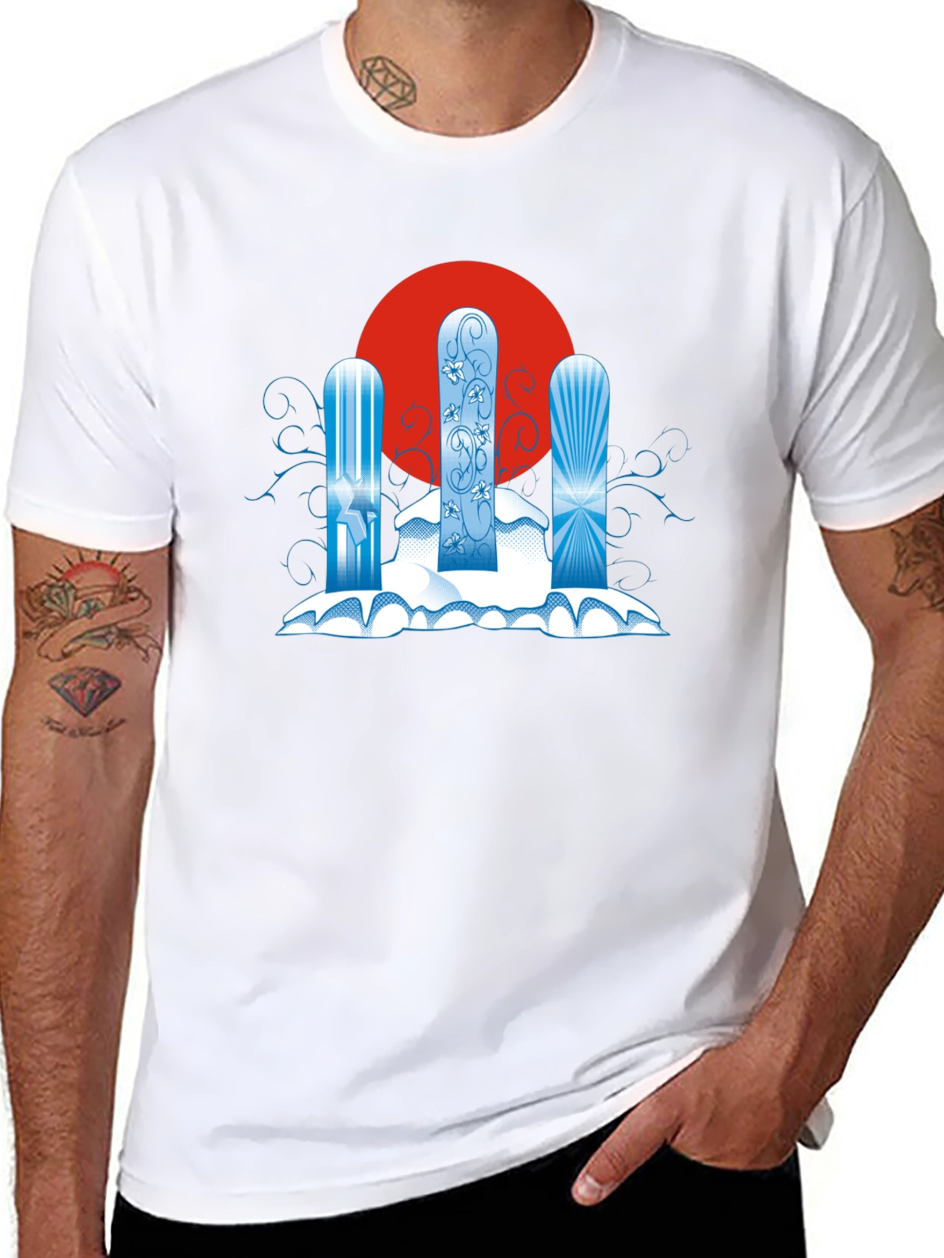 Snowboard Trio Graphic T-Shirt