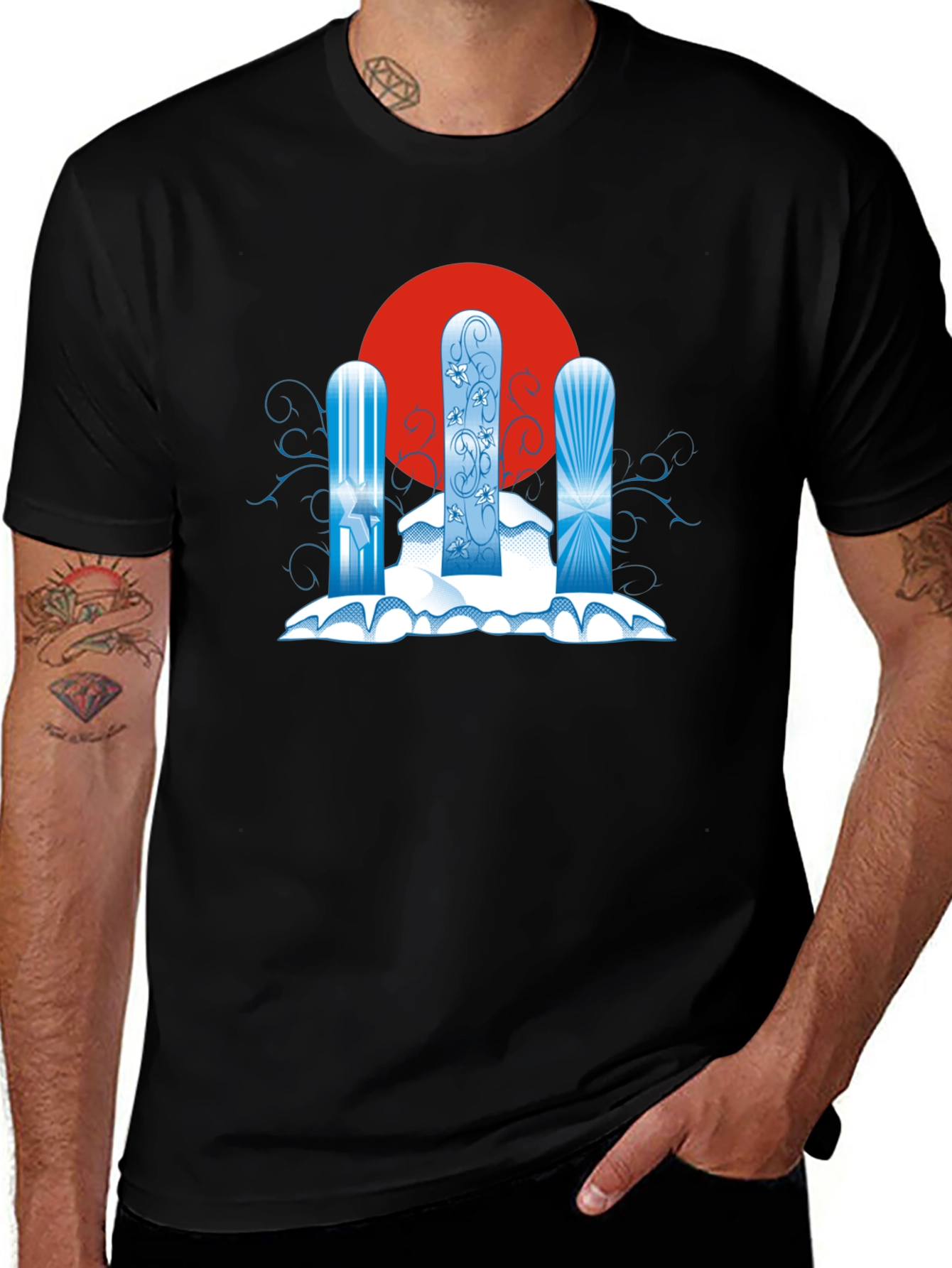 Snowboard Trio Graphic T-Shirt
