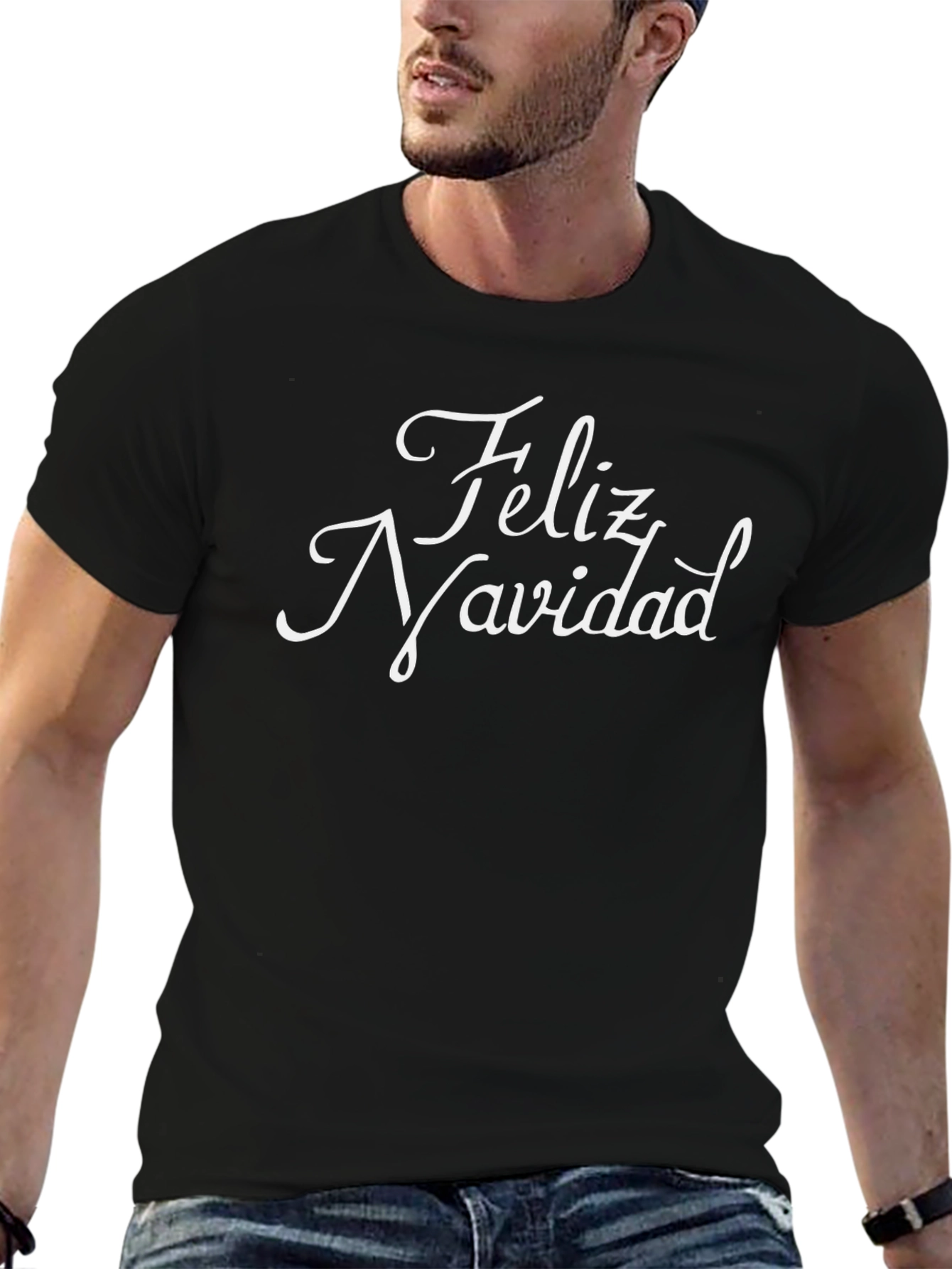 Feliz Navidad Graphic Tee - Holiday Celebration