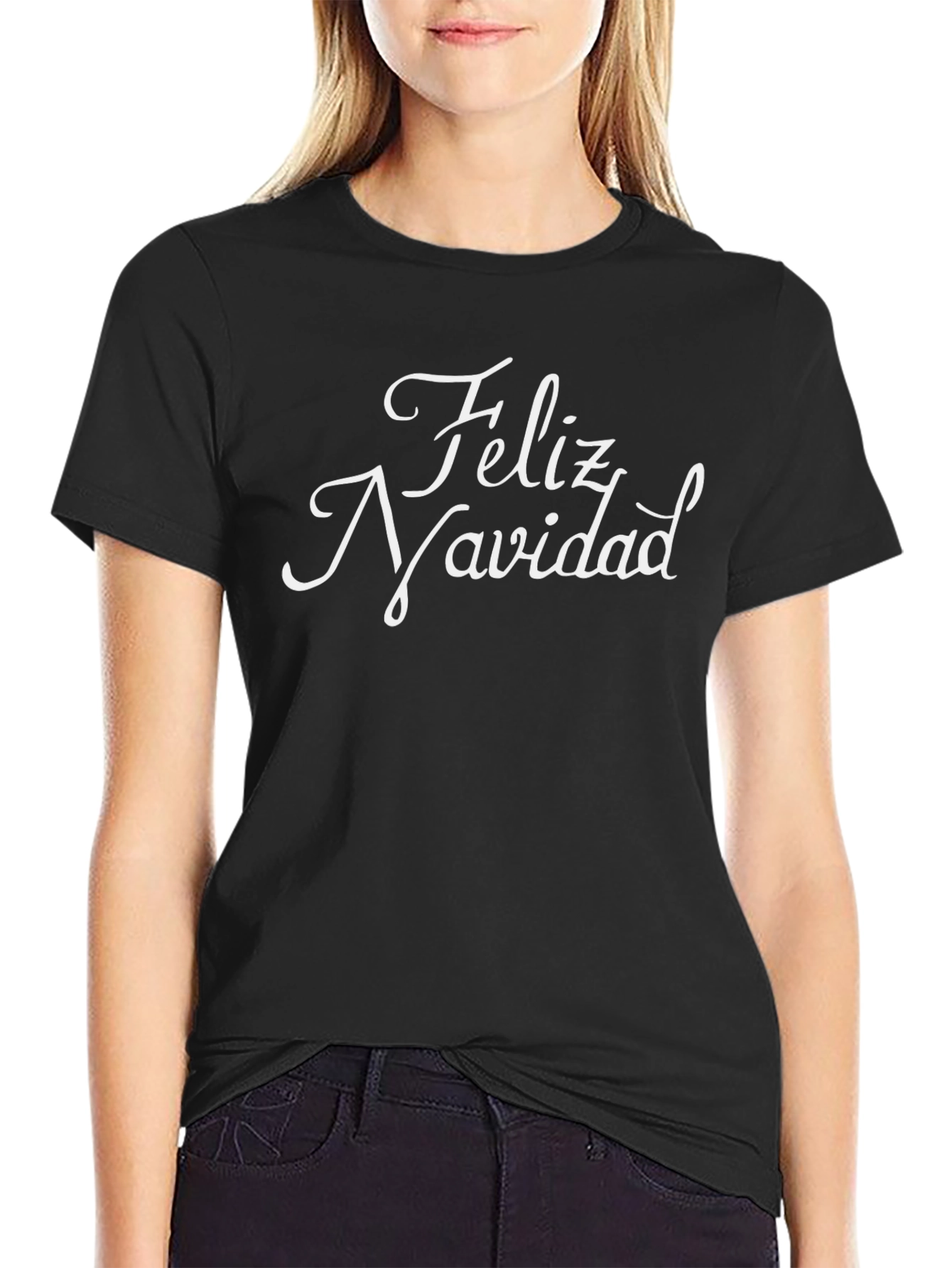 Feliz Navidad Graphic Tee - Holiday Celebration