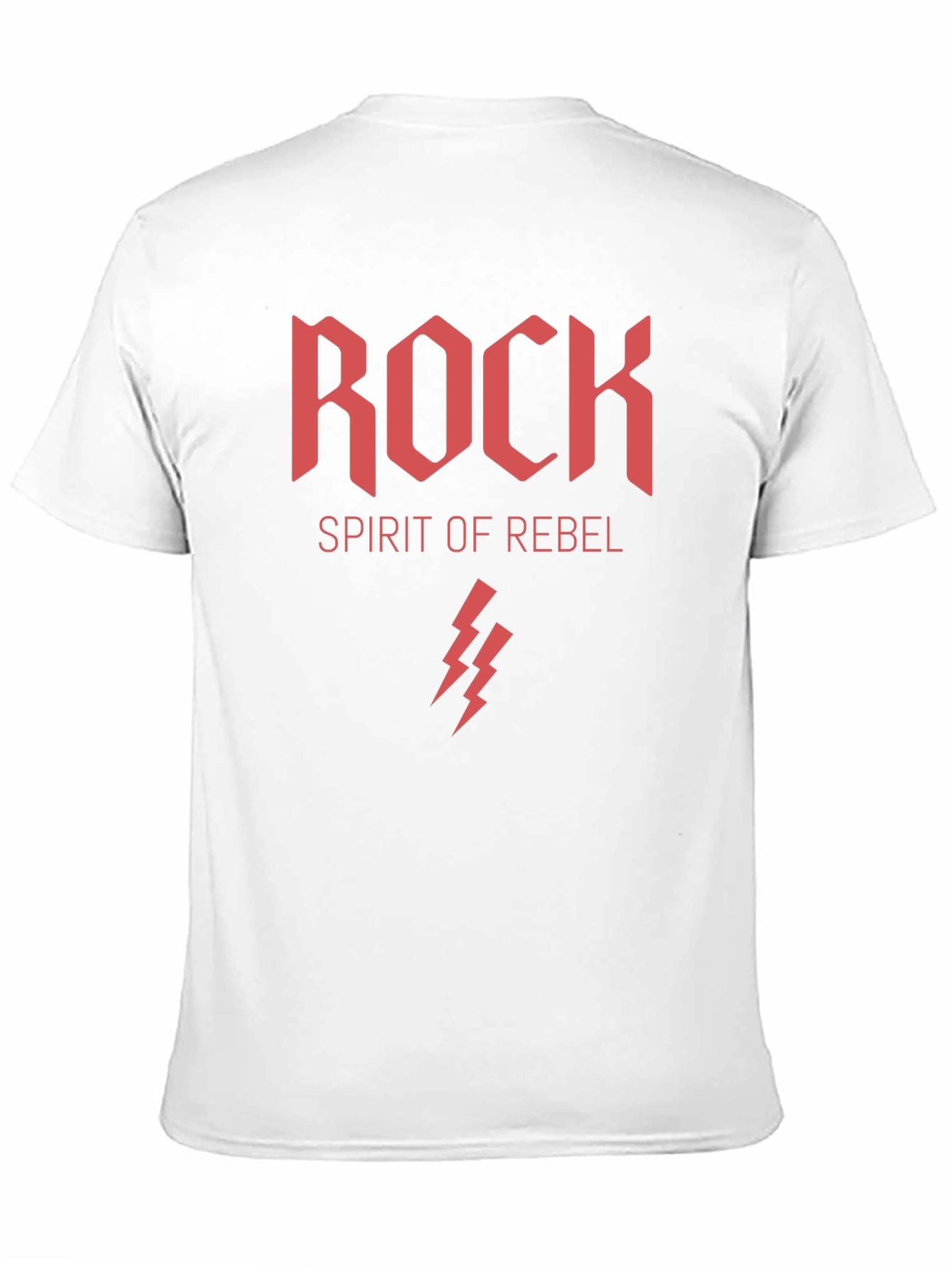 Rock Spirit Rebel Graphic Print Black T-Shirt