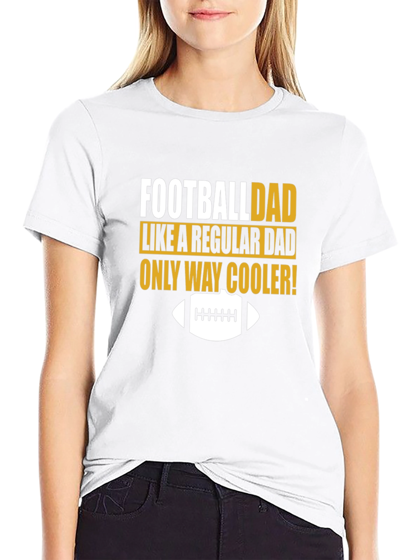 Football Dad T-Shirt - Cooler Than Regular Dads!