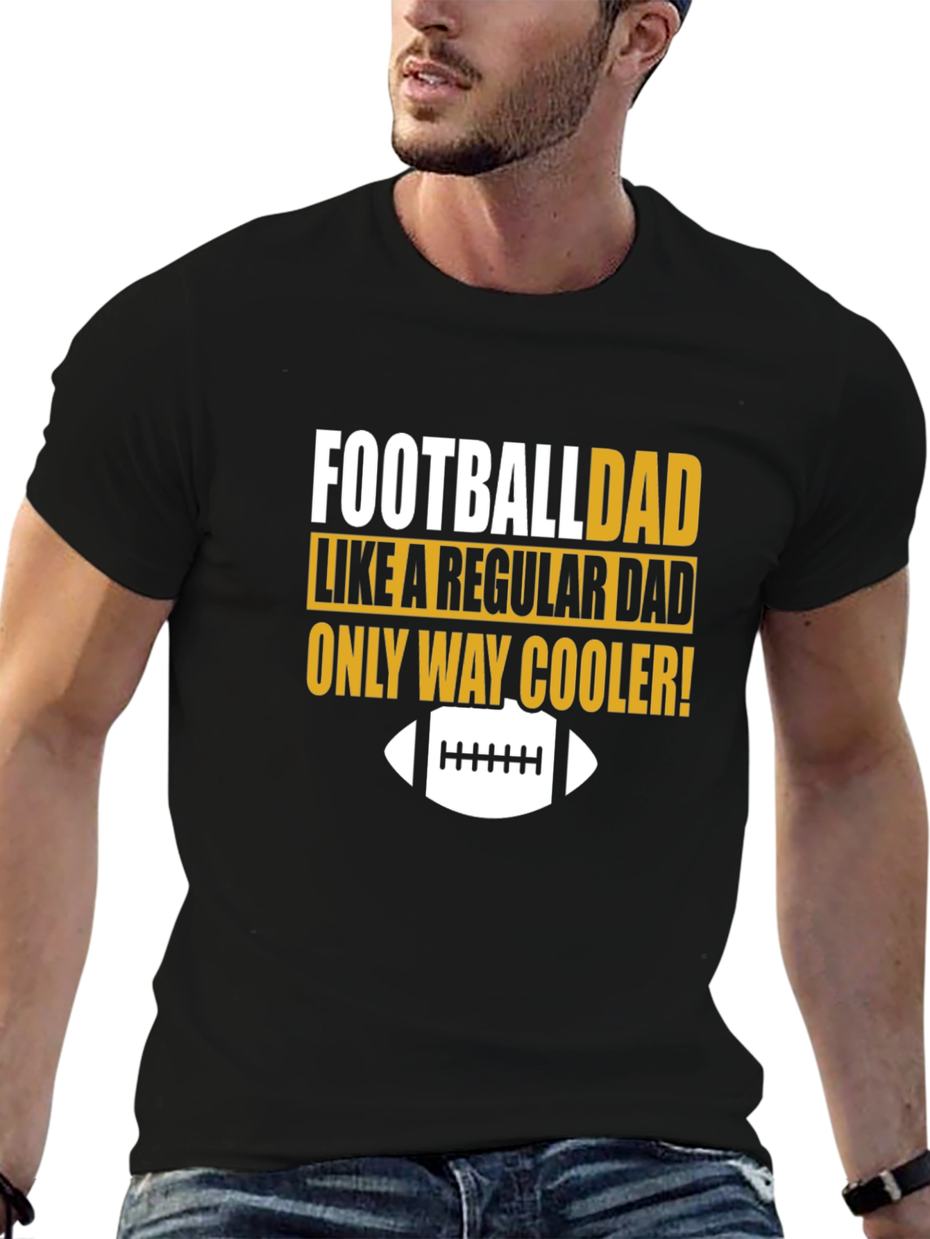 Football Dad T-Shirt - Cooler Than Regular Dads!