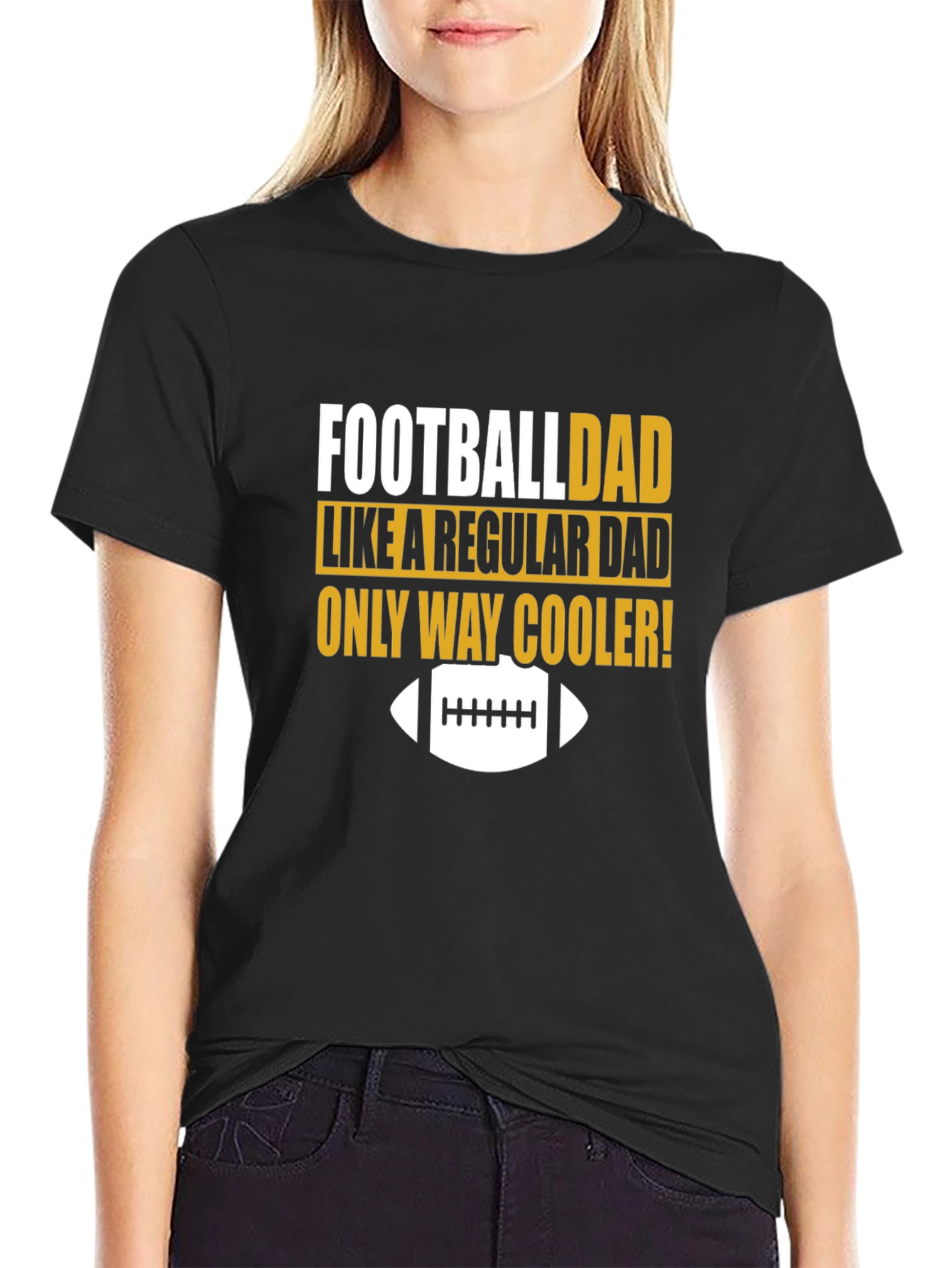 Football Dad T-Shirt - Cooler Than Regular Dads!