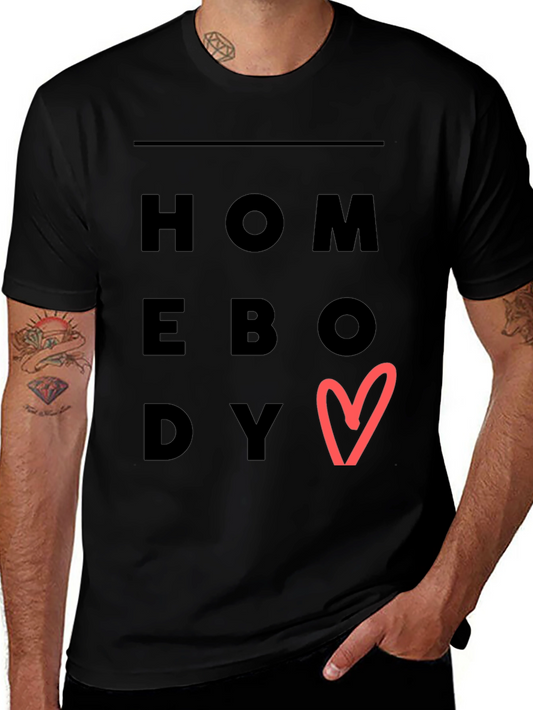 Homebody Heart Graphic Tee - Trendy Casual Comfort