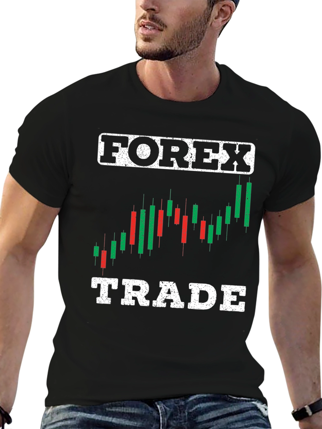 Forex Trade T-Shirt: Candlestick Chart Trading Apparel