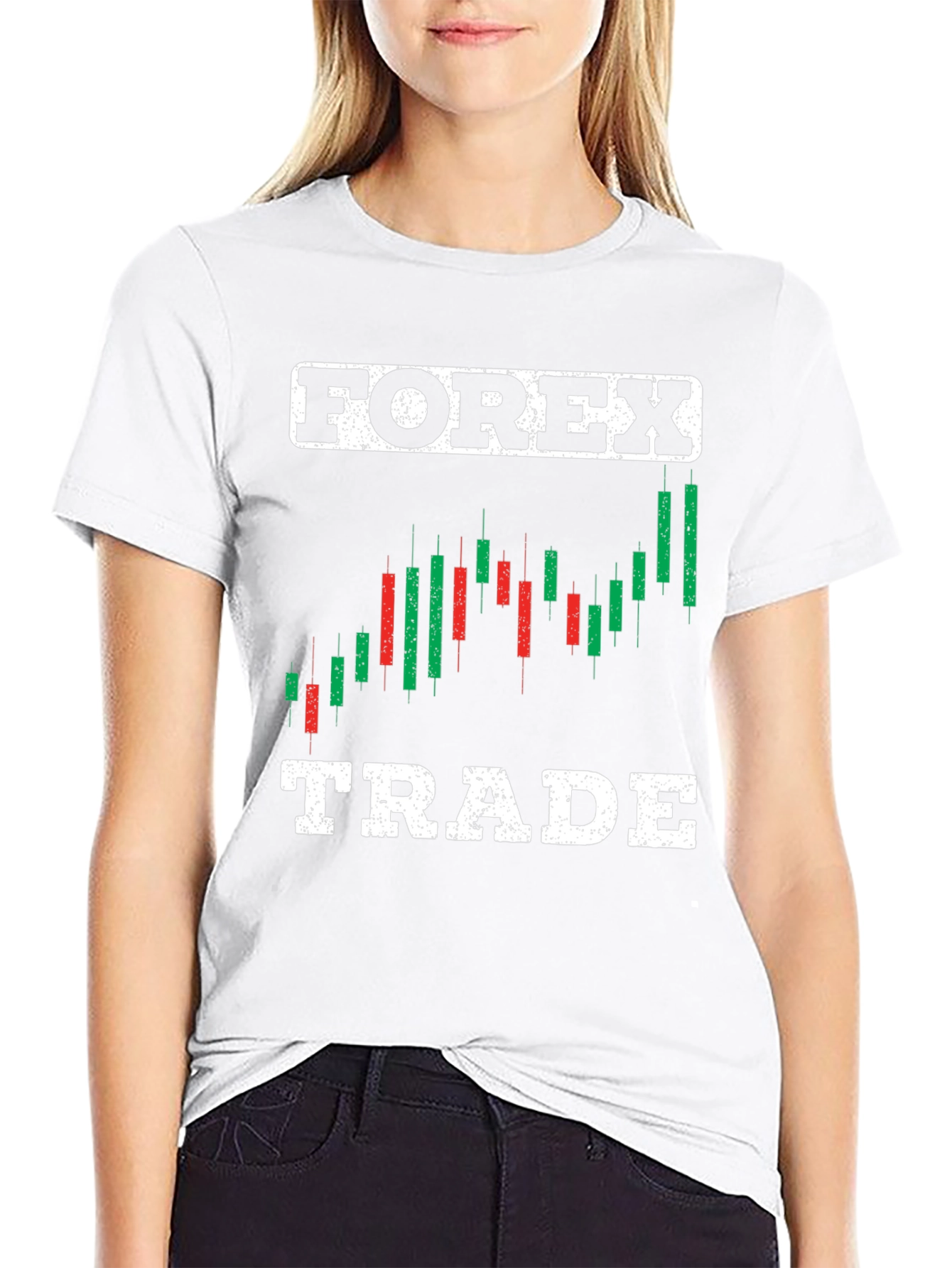 Forex Trade T-Shirt: Candlestick Chart Trading Apparel