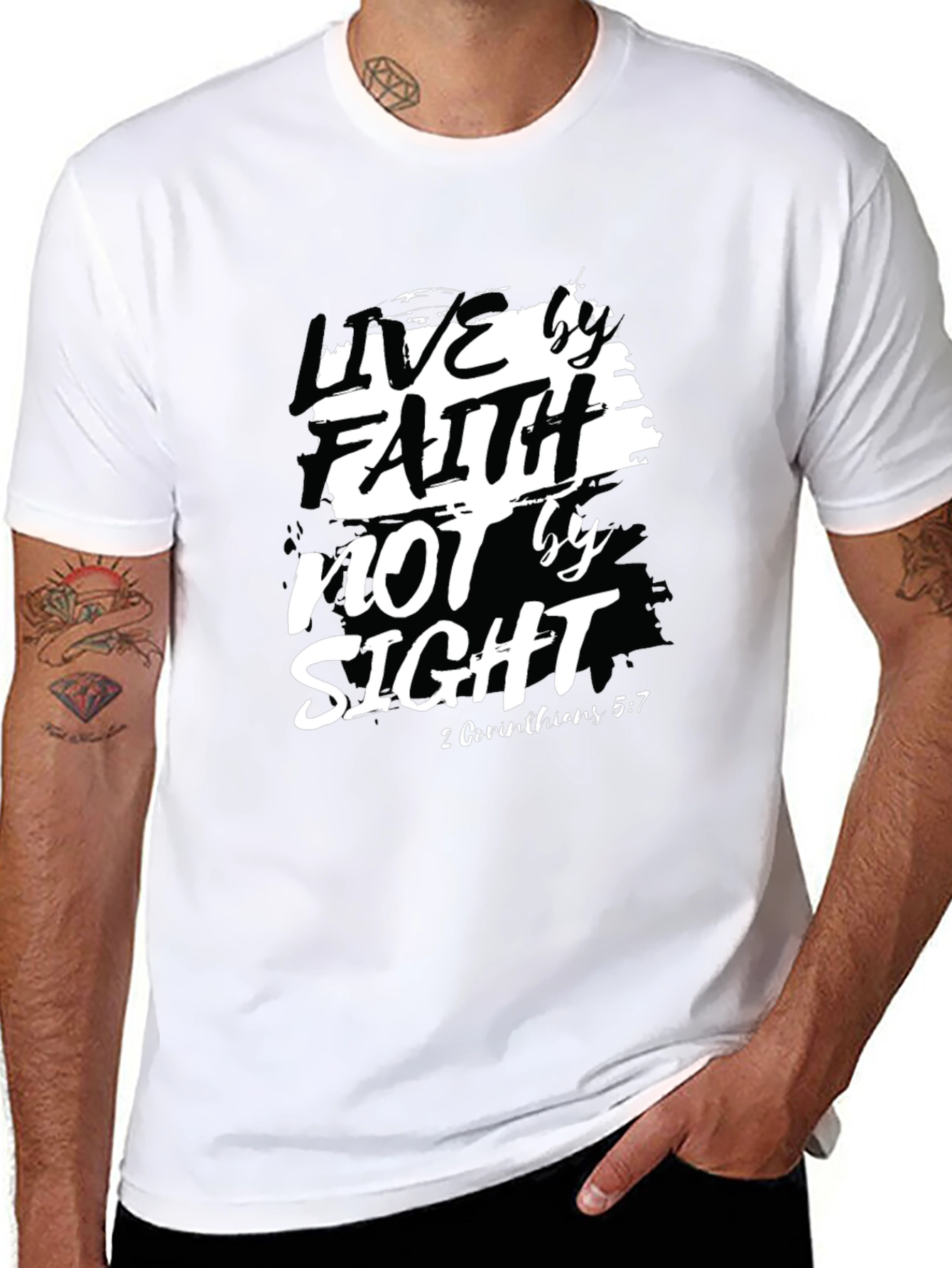 Faith Over Sight T-Shirt - Christian Apparel