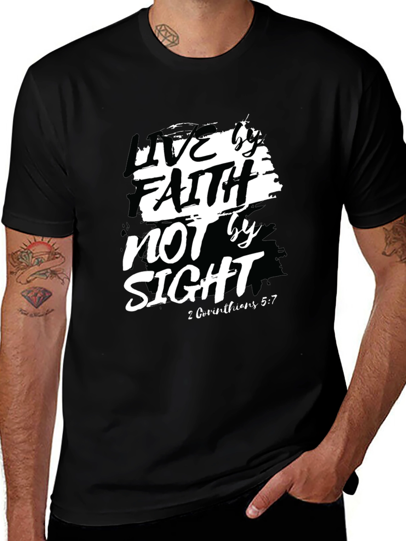 Faith Over Sight T-Shirt - Christian Apparel