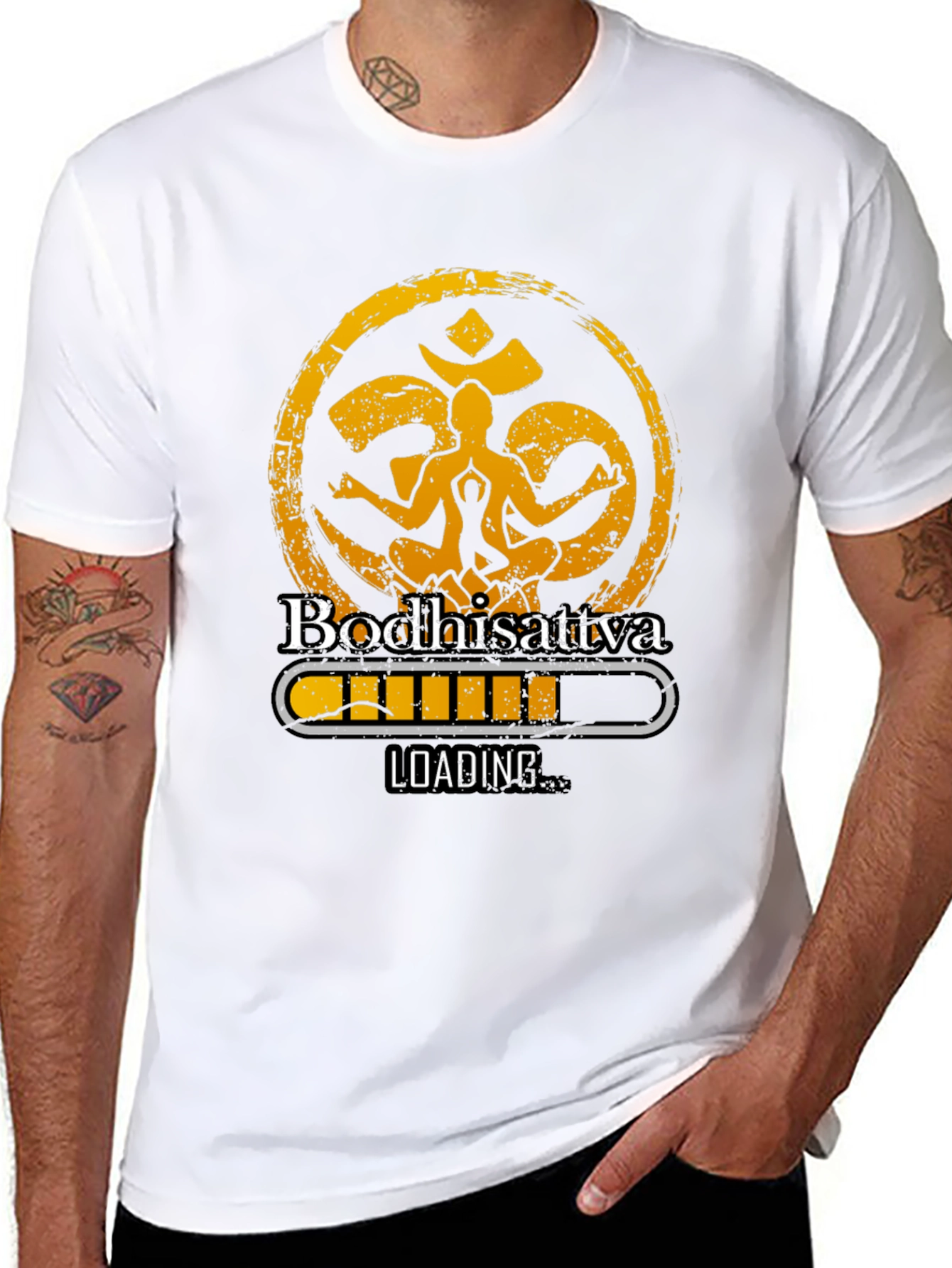 Bodhisattva Loading T-Shirt - Spiritual Zen Tee