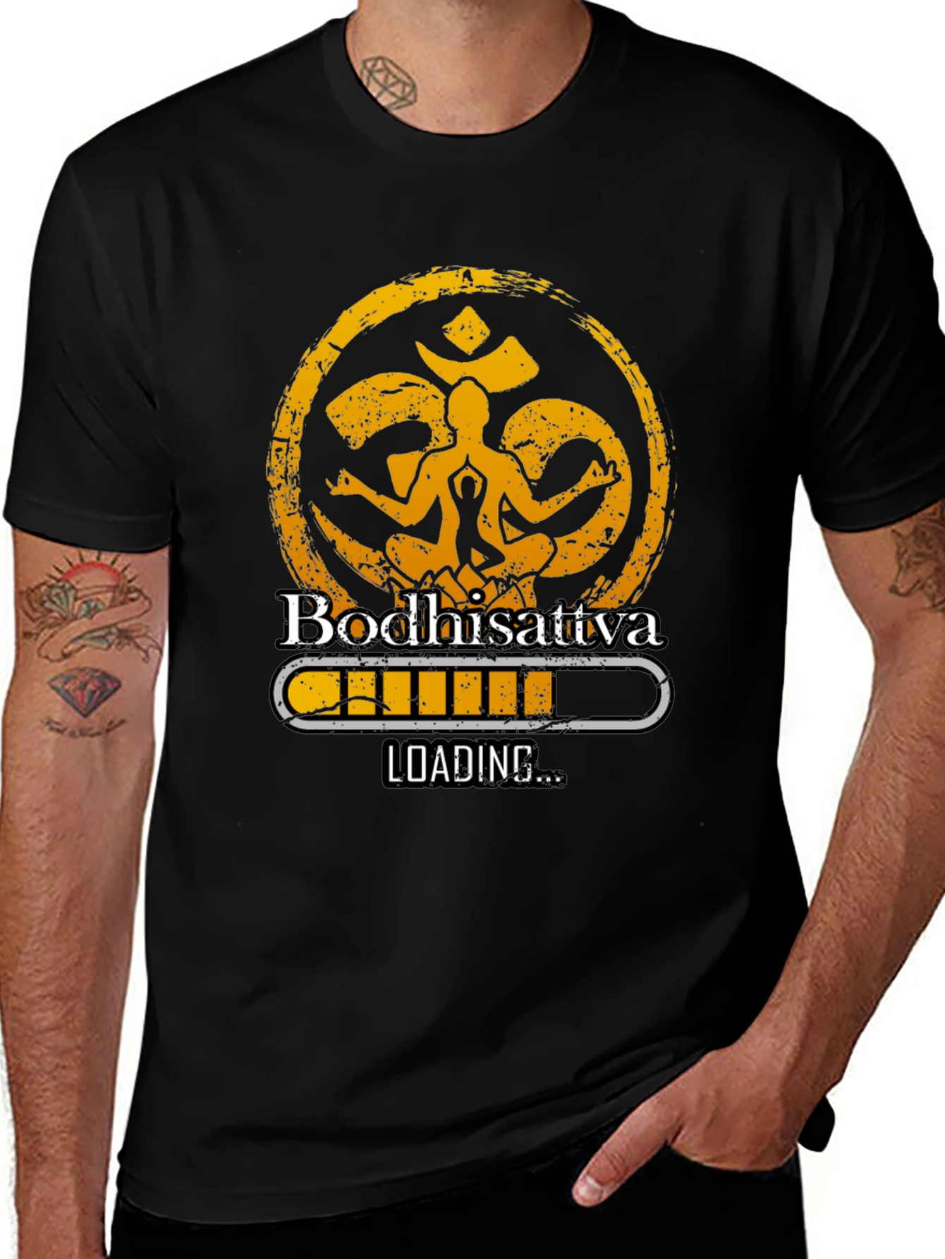 Bodhisattva Loading T-Shirt - Spiritual Zen Tee