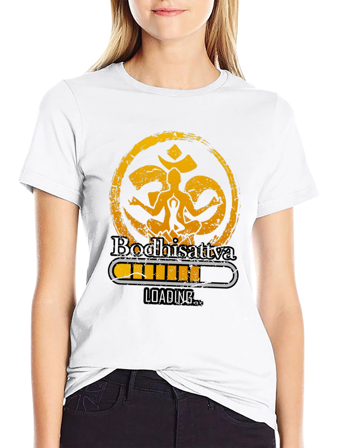 Bodhisattva Loading T-Shirt - Spiritual Zen Tee