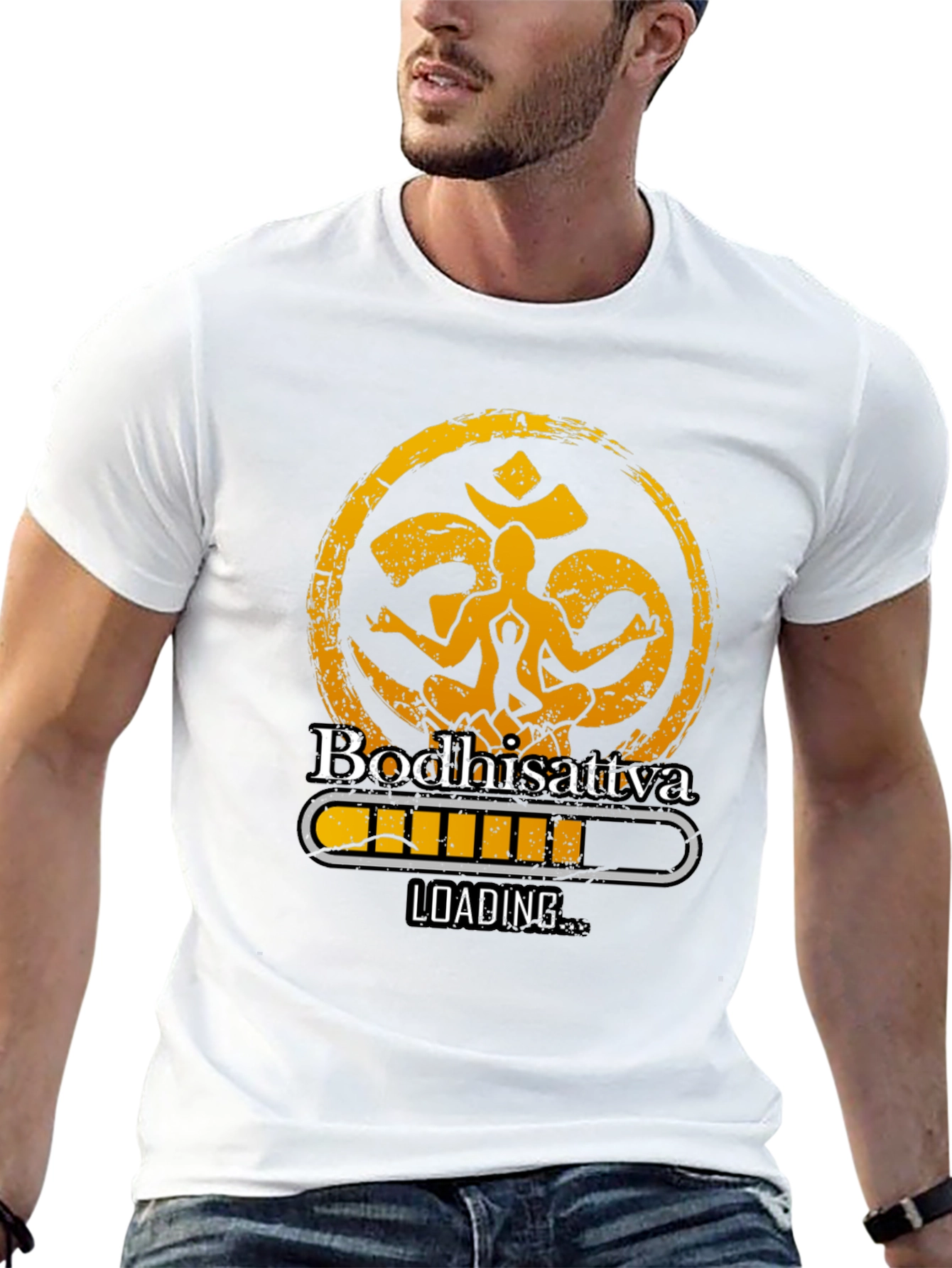 Bodhisattva Loading T-Shirt - Spiritual Zen Tee