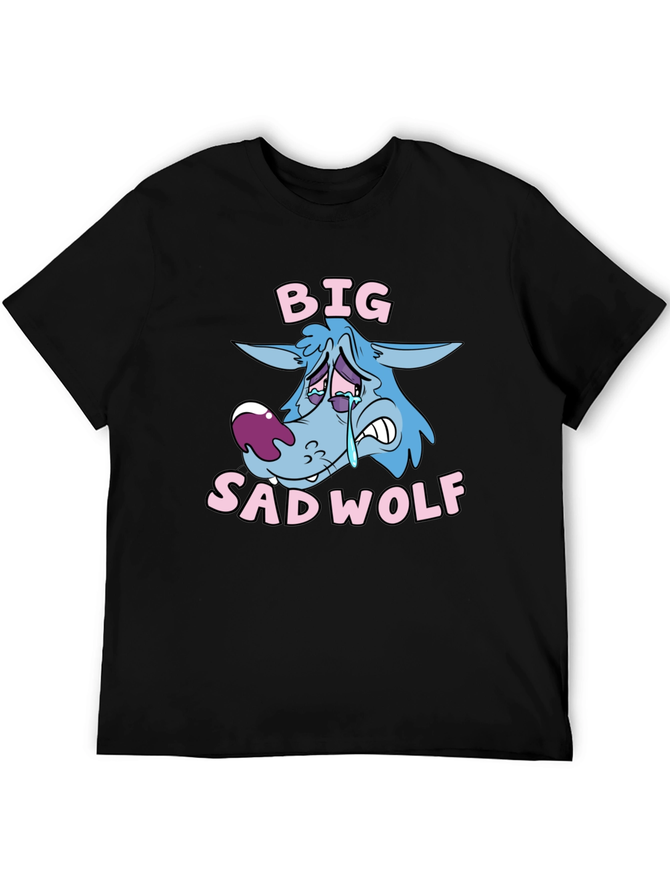 Big Sad Wolf Graphic T-Shirt