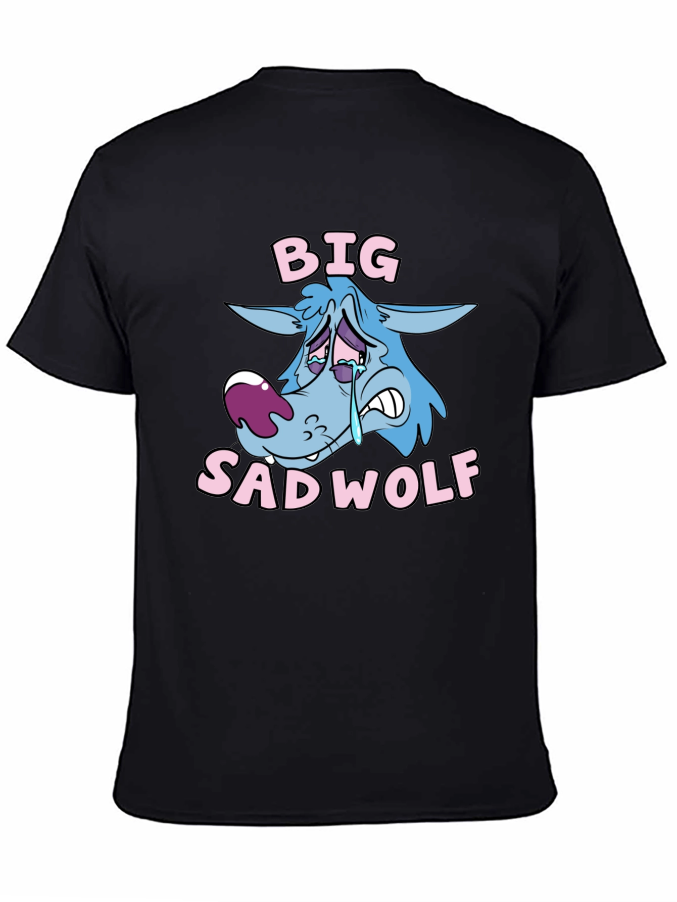 Big Sad Wolf Graphic T-Shirt