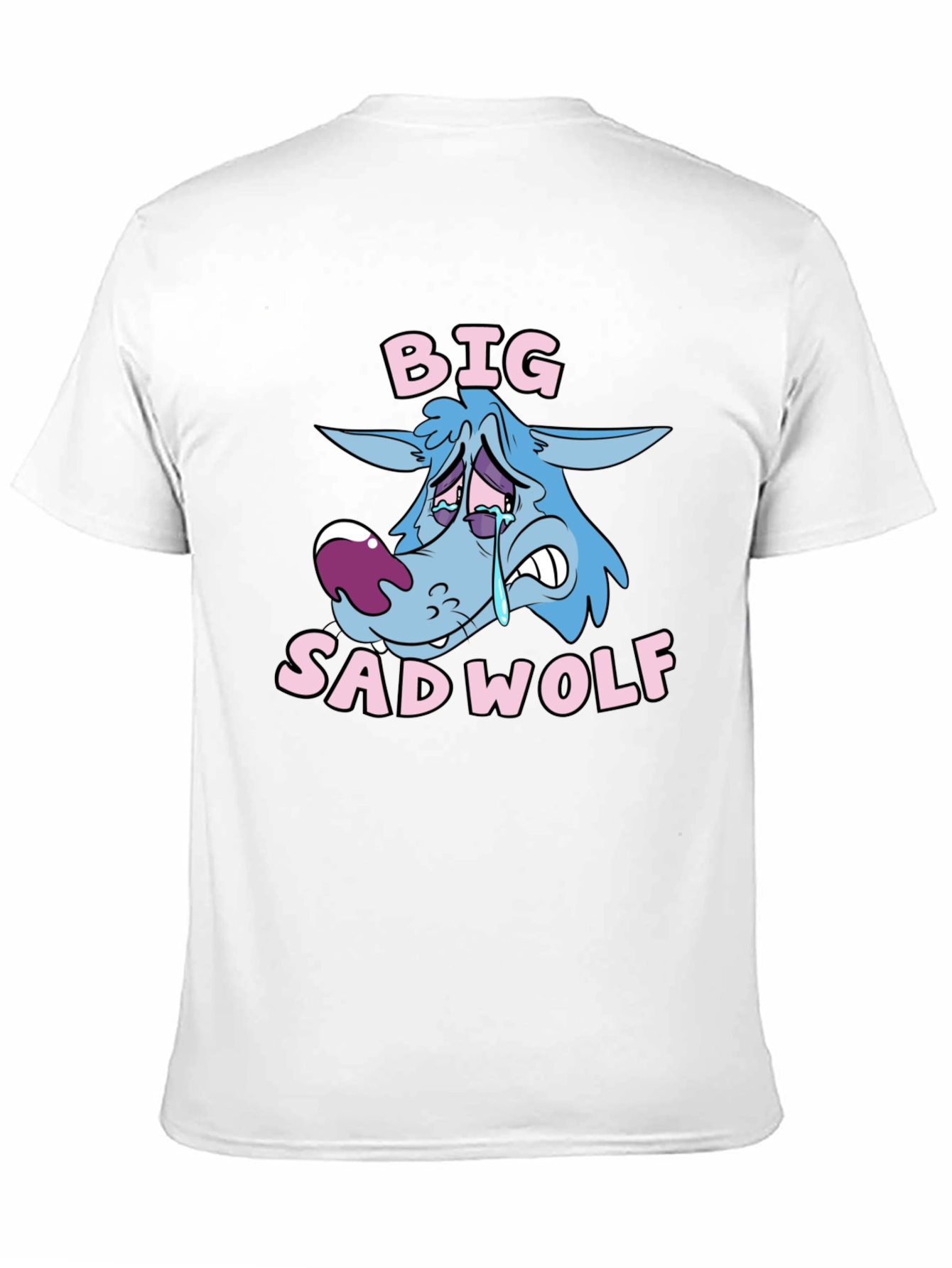 Big Sad Wolf Graphic T-Shirt