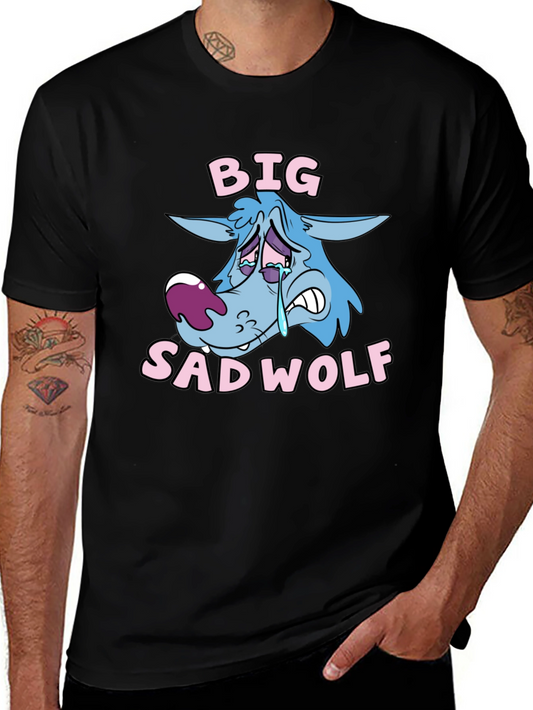 Big Sad Wolf Graphic T-Shirt