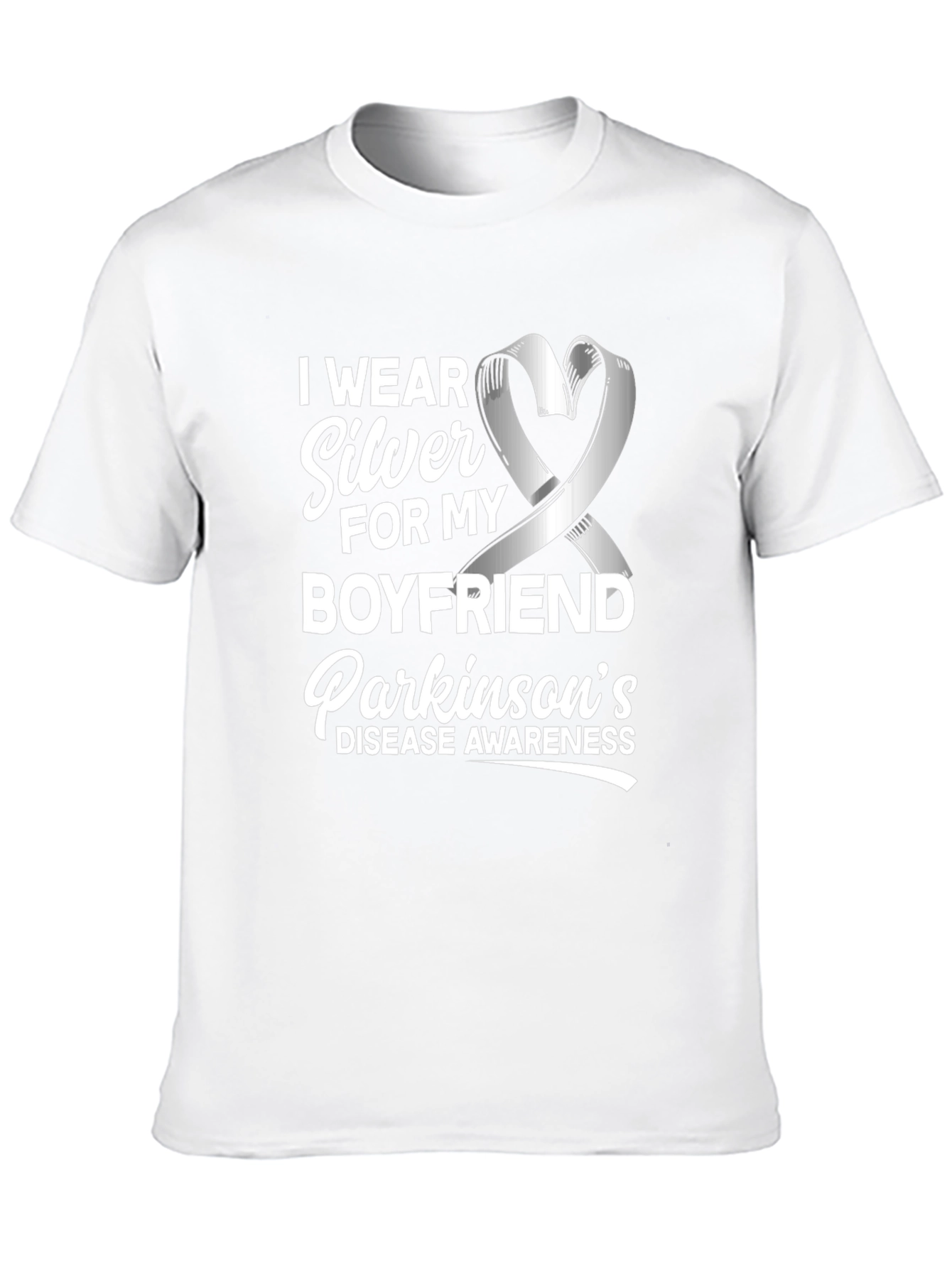 Parkinsons Awareness T-Shirt - I Wear Silver