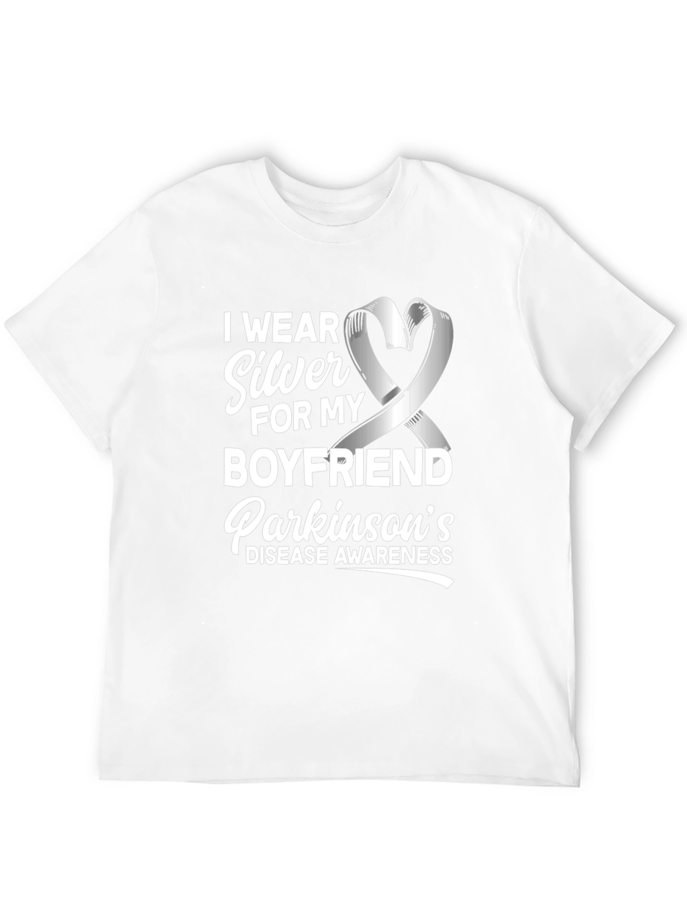 Parkinsons Awareness T-Shirt - I Wear Silver