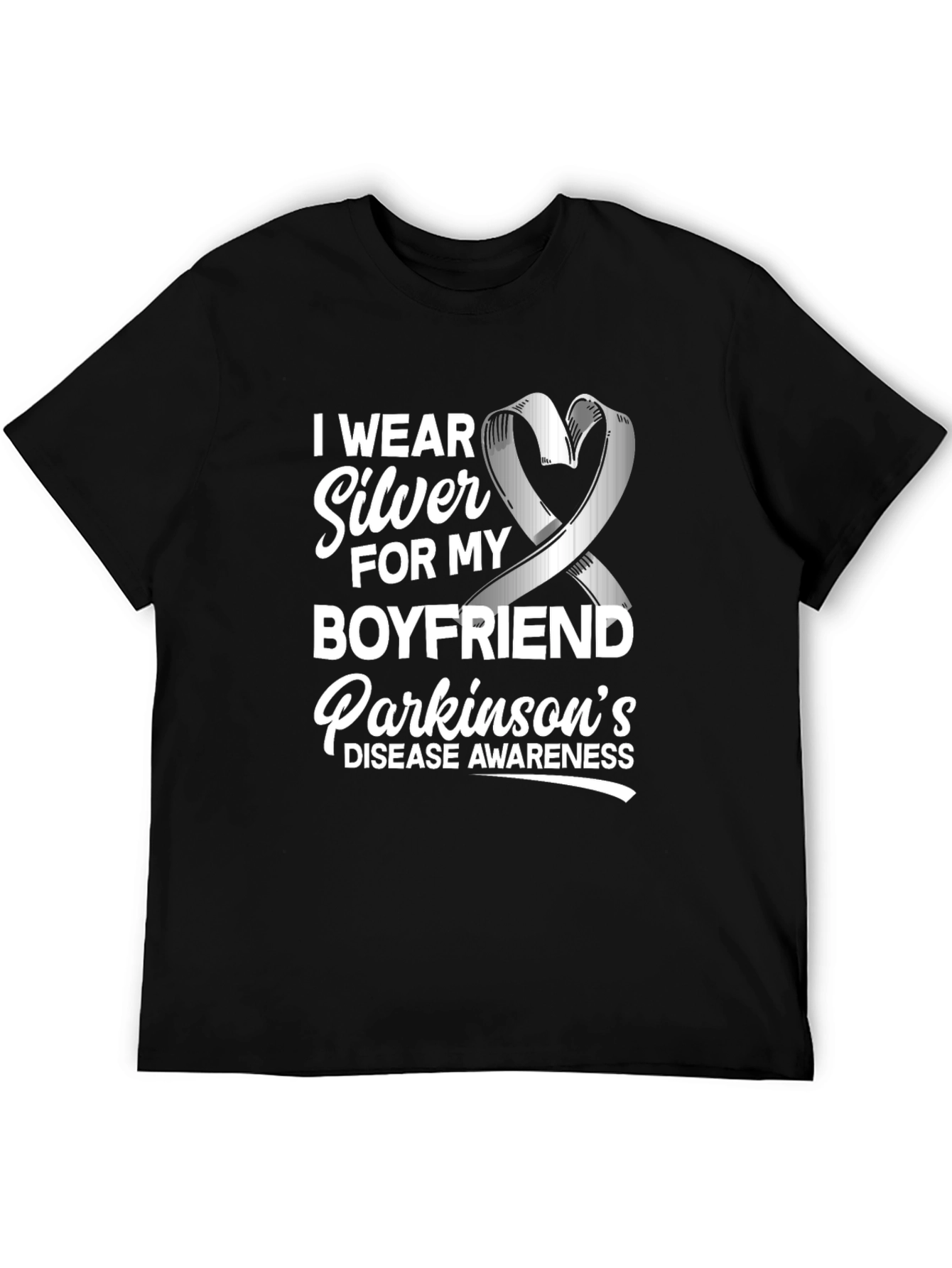 Parkinsons Awareness T-Shirt - I Wear Silver