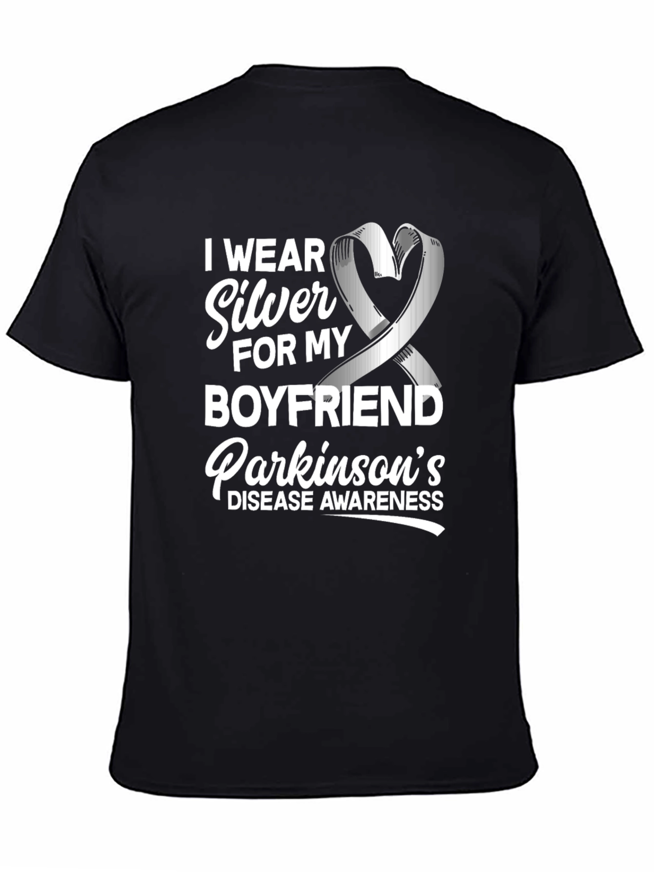 Parkinsons Awareness T-Shirt - I Wear Silver