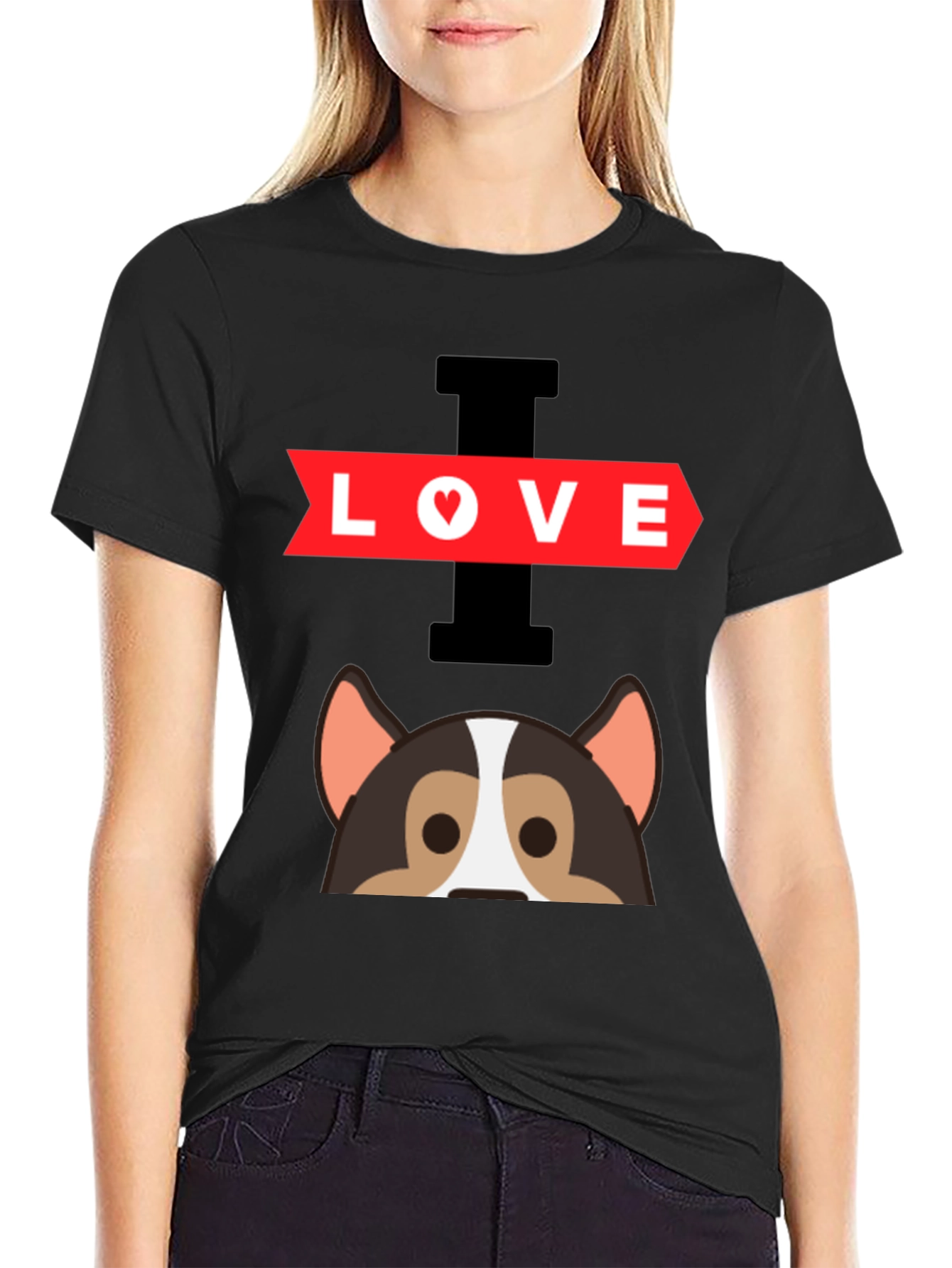 I Love Dogs Graphic T-Shirt