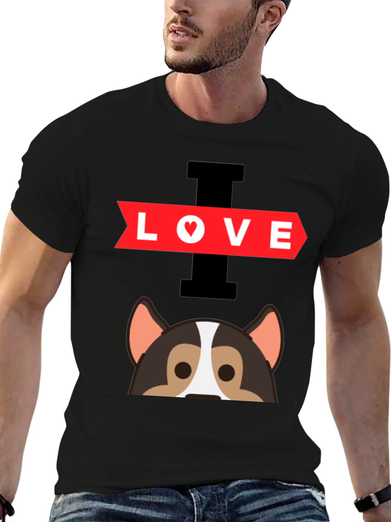 I Love Dogs Graphic T-Shirt