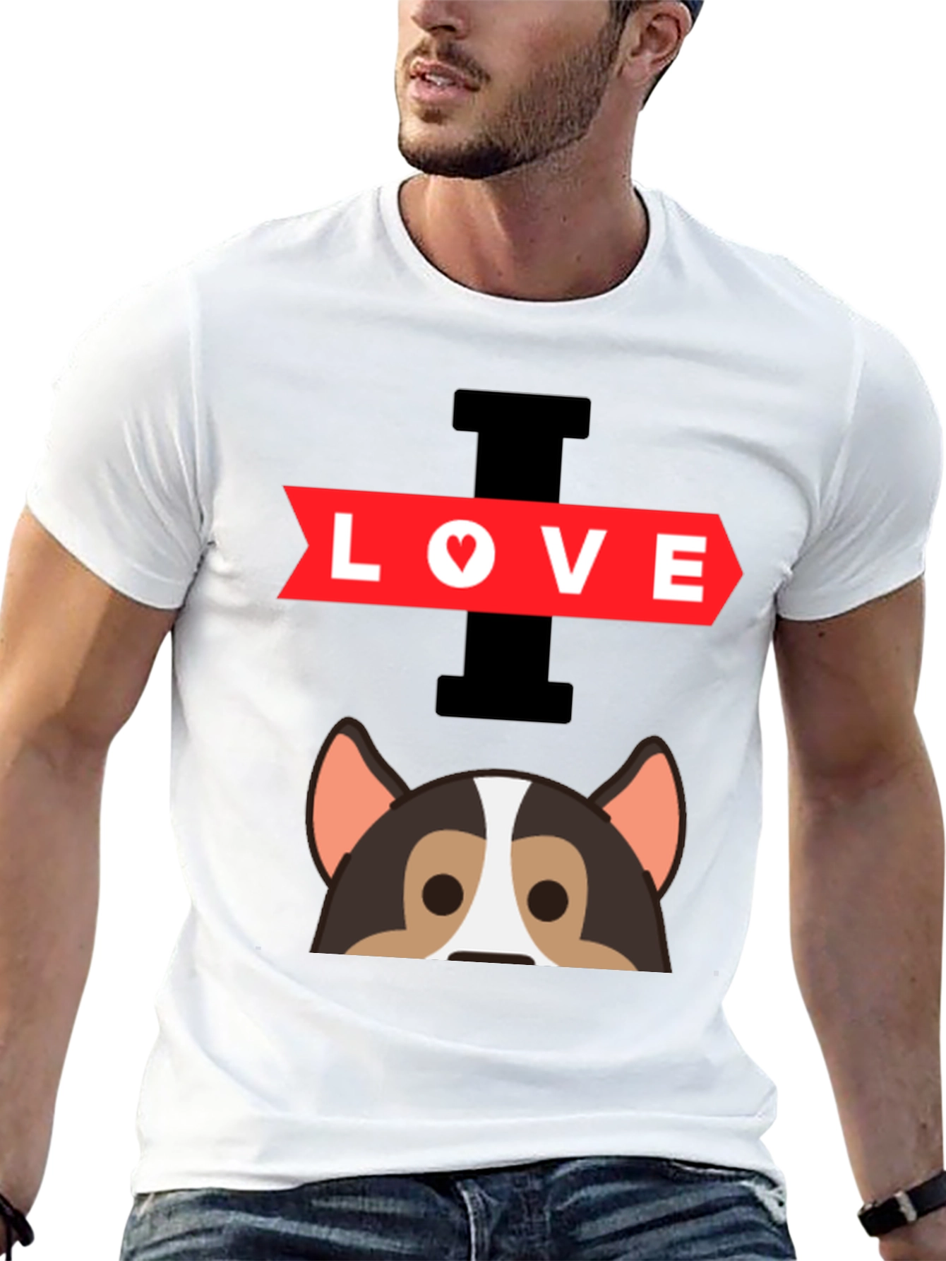 I Love Dogs Graphic T-Shirt