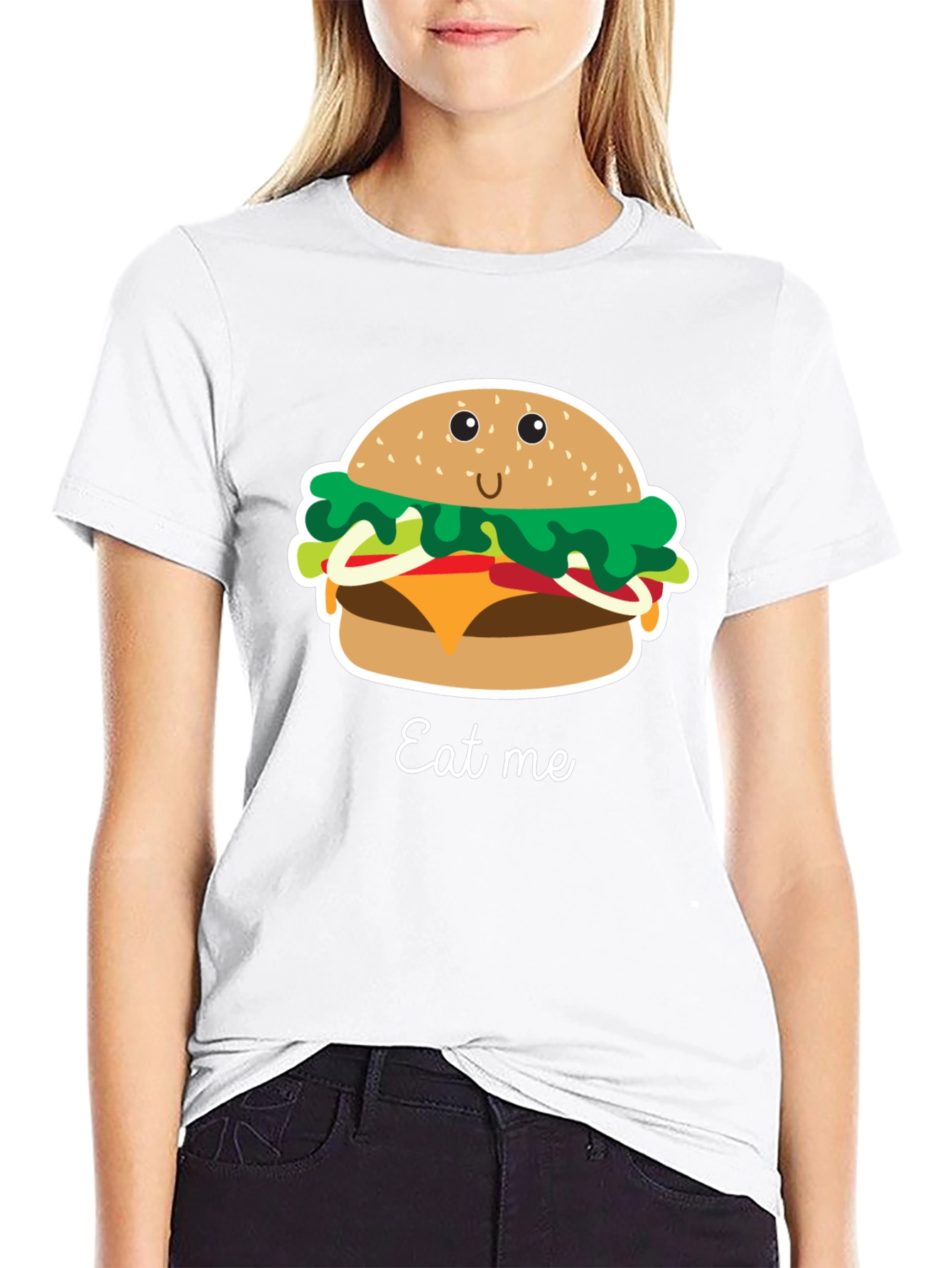 Eat Me Burger Graphic Tee