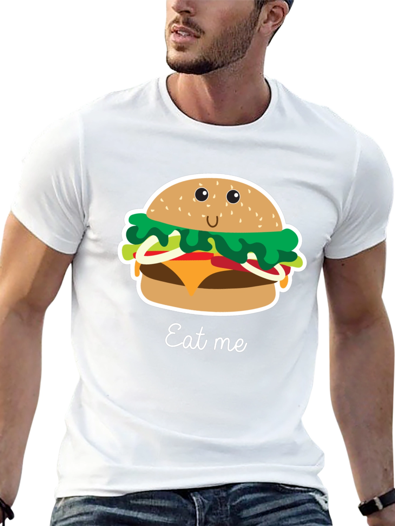 Eat Me Burger Graphic Tee