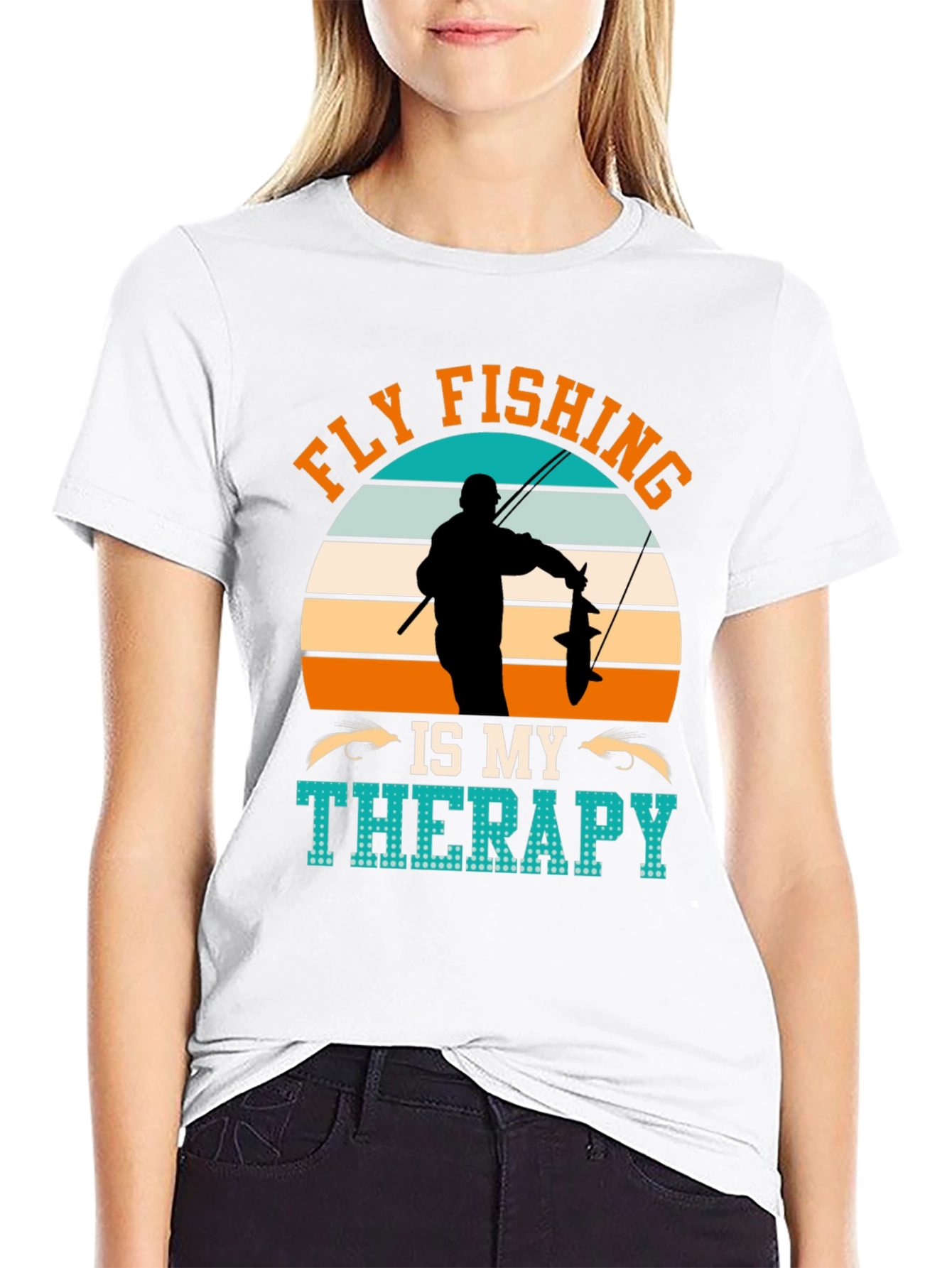 Fly Fishing Is My Therapy T-Shirt