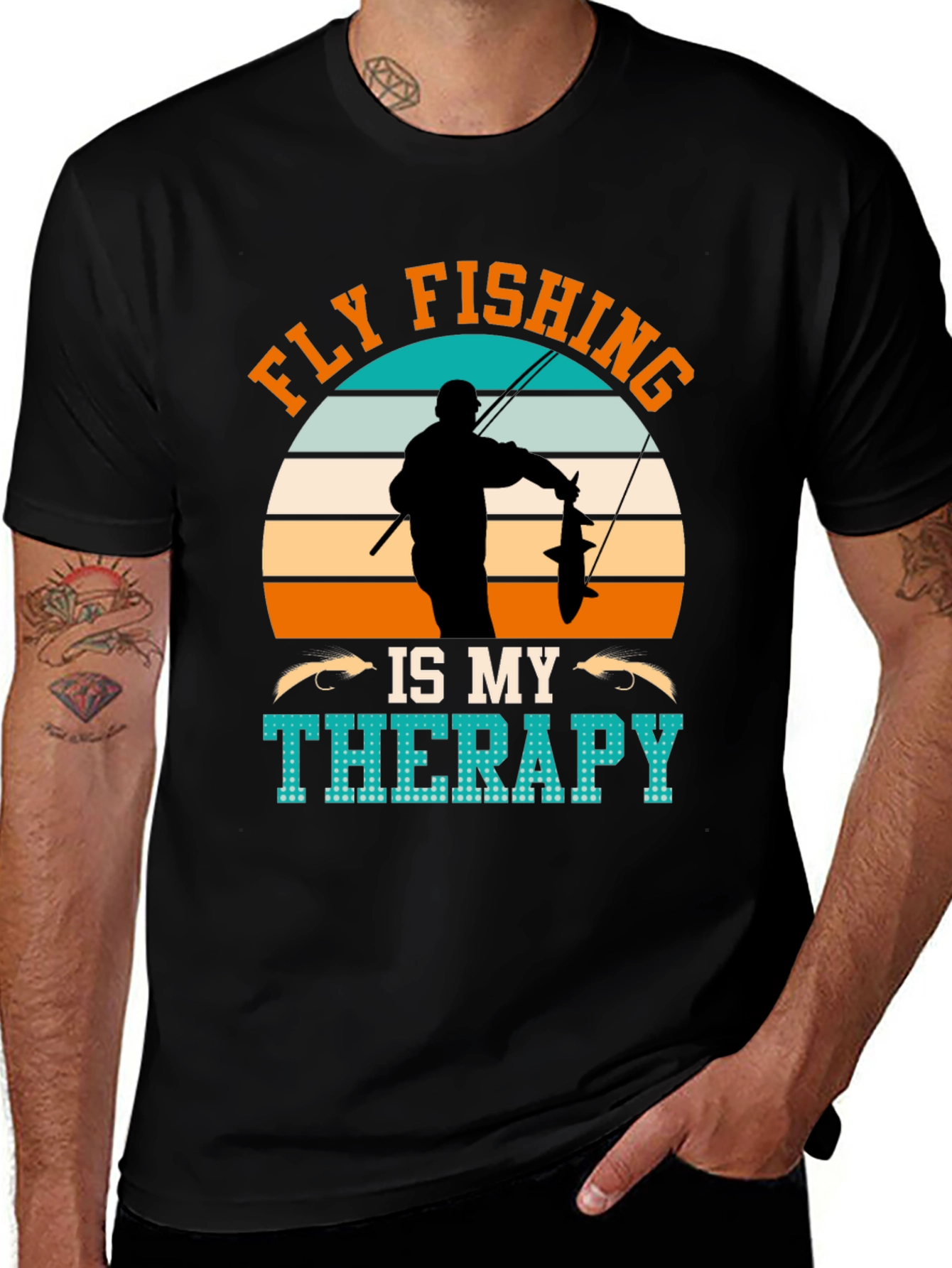 Fly Fishing Is My Therapy T-Shirt