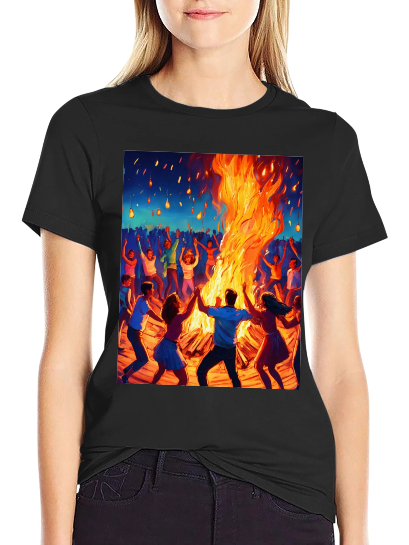 Bonfire Party Graphic T-Shirt