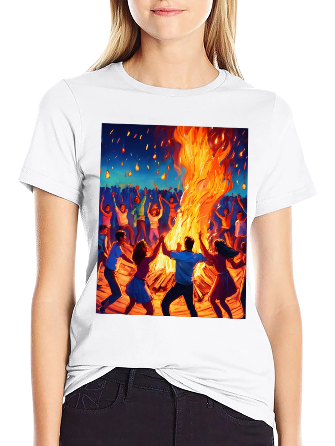 Bonfire Party Graphic T-Shirt