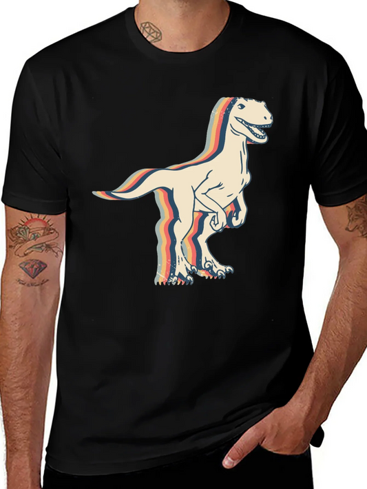 Retro Dinosaur Graphic T-Shirt