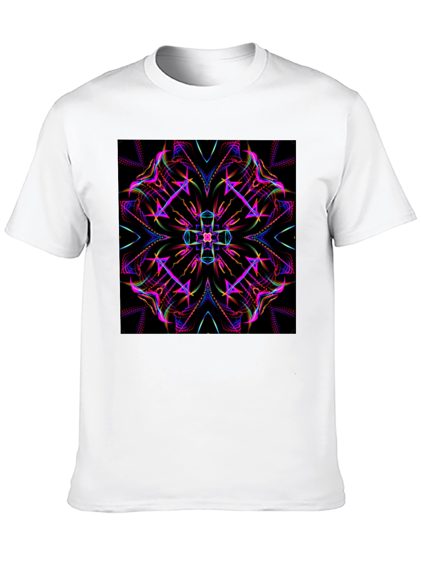 Kaleidoscope Graphic Black Tee
