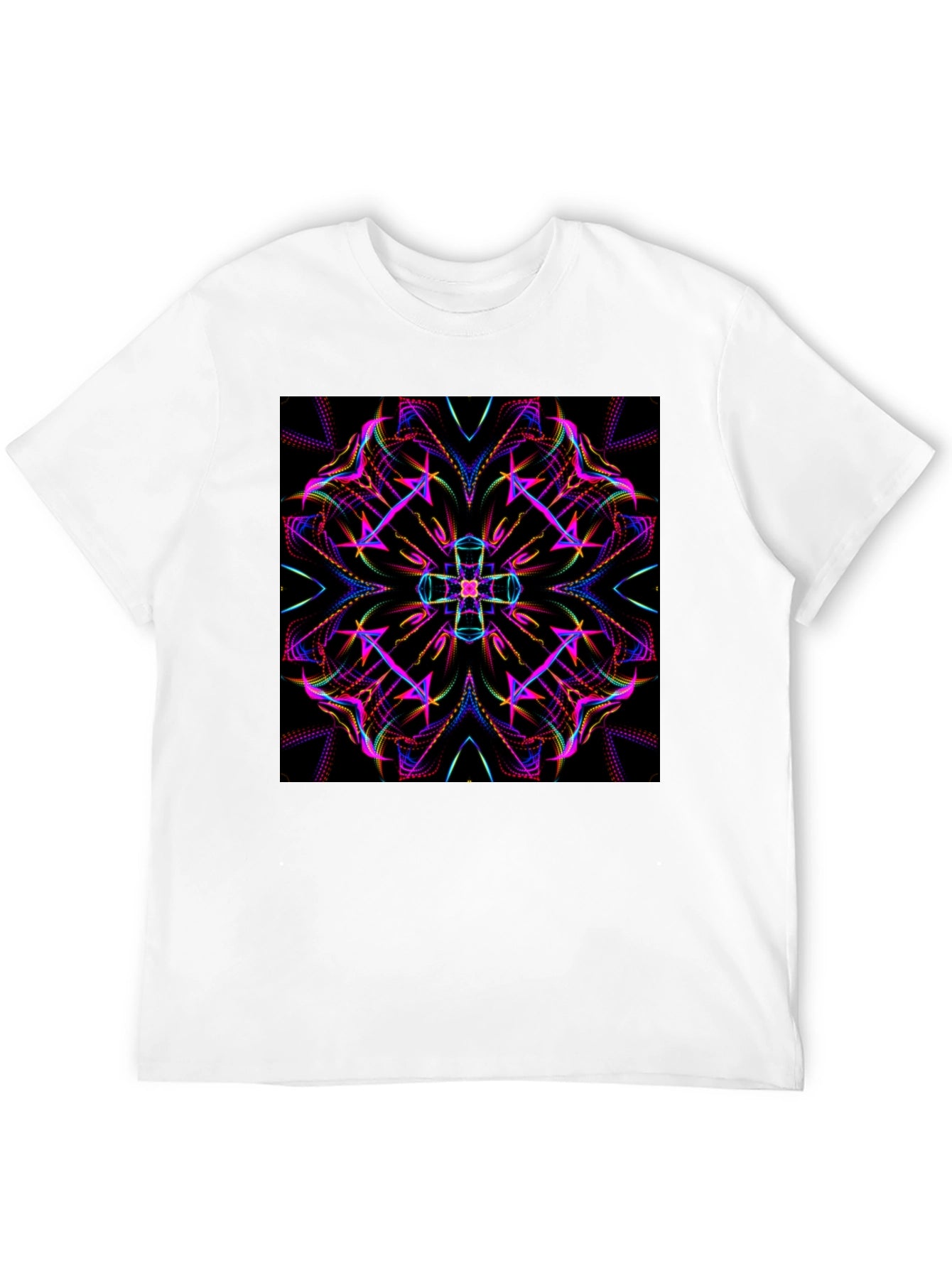 Kaleidoscope Graphic Black Tee