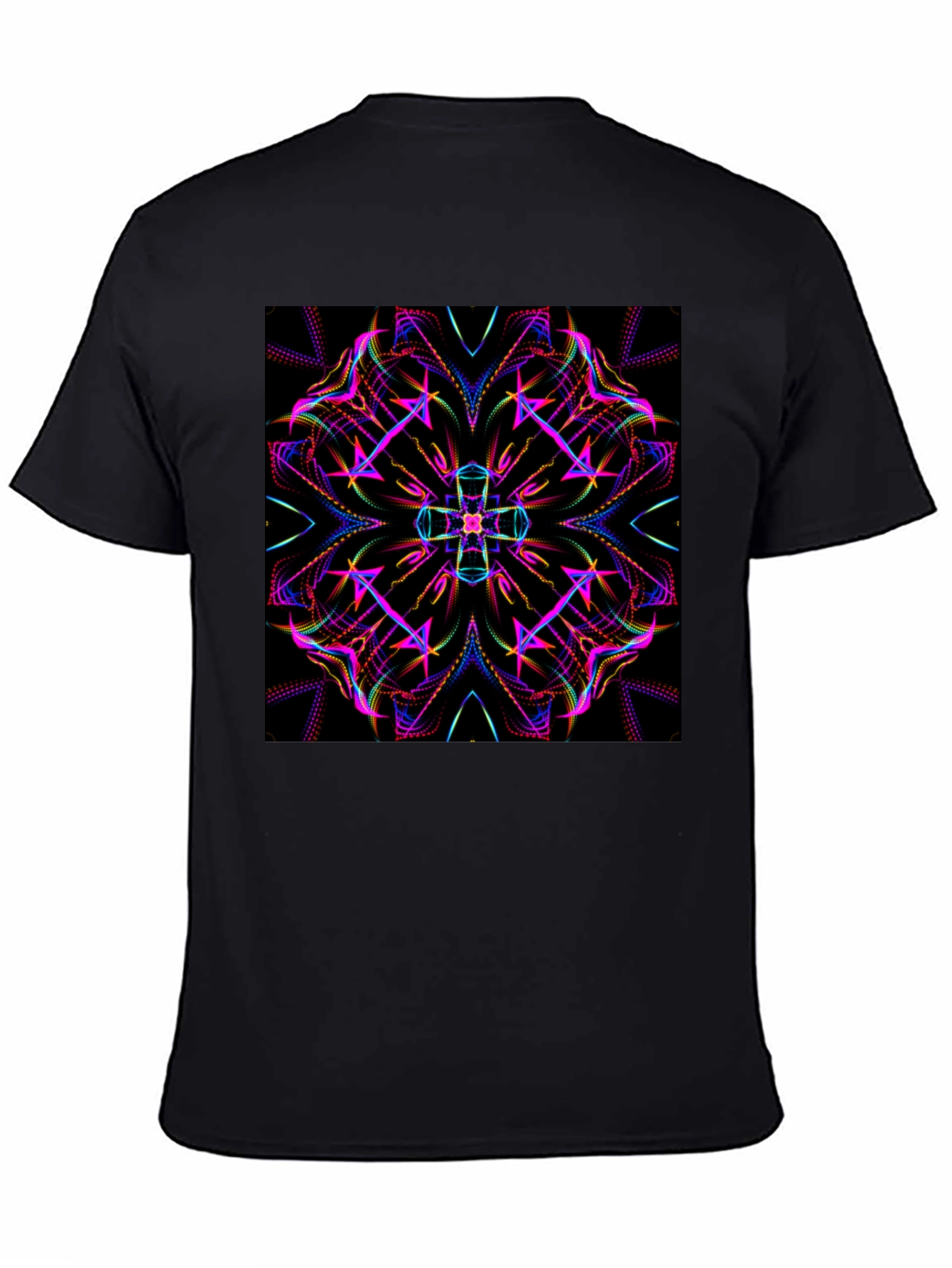 Kaleidoscope Graphic Black Tee