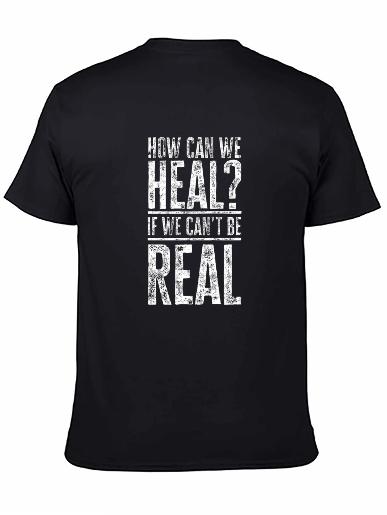 How Can We Heal? Black Graphic T-Shirt